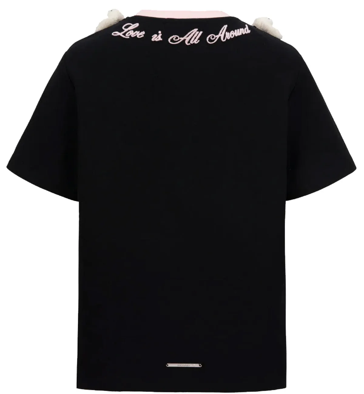 13DE MARZO Doozoo Logo Round Neck T-Shirt (Black)