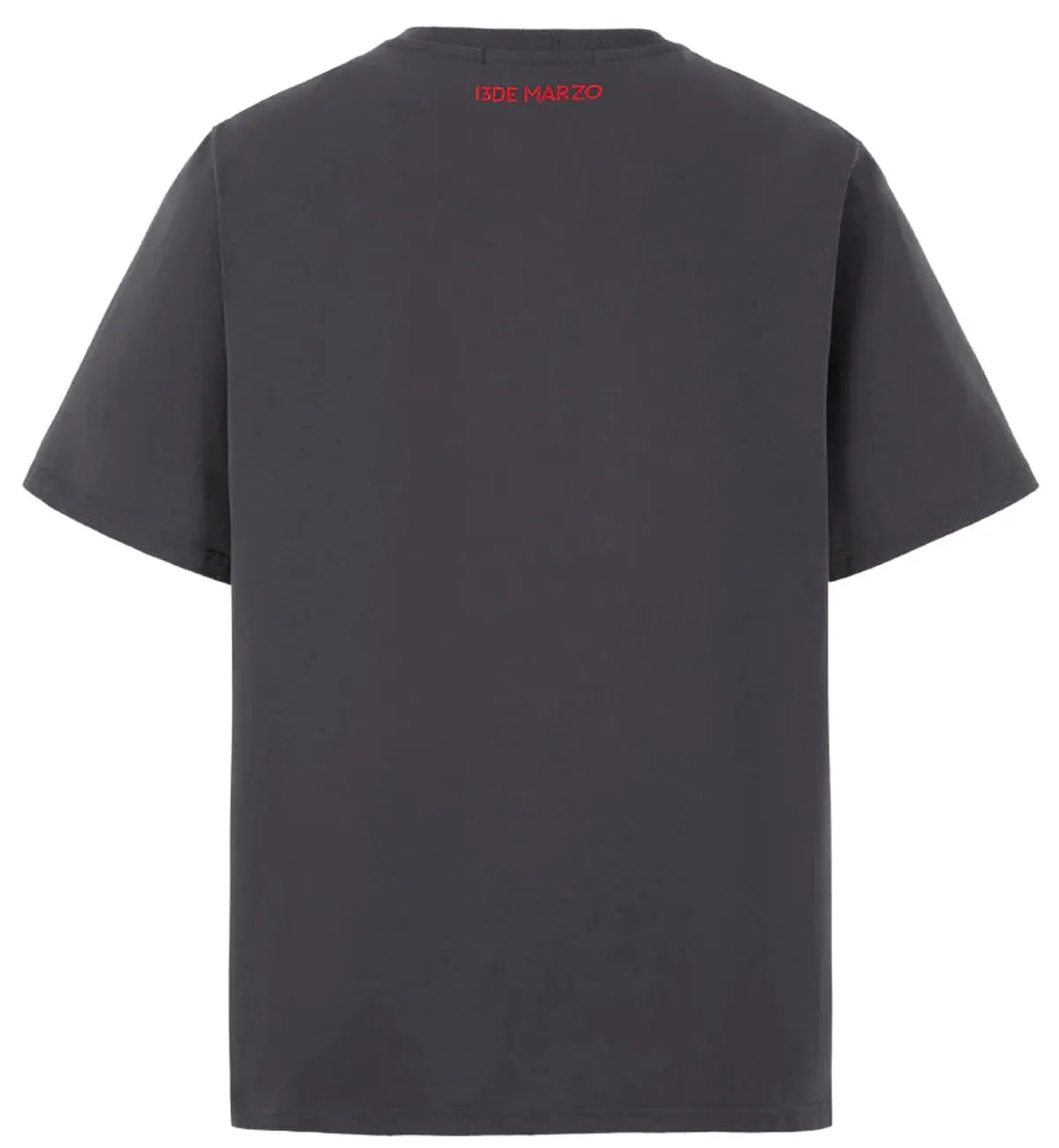 13DE MARZO Layered Hamburger T-Shirt (Dark Grey)