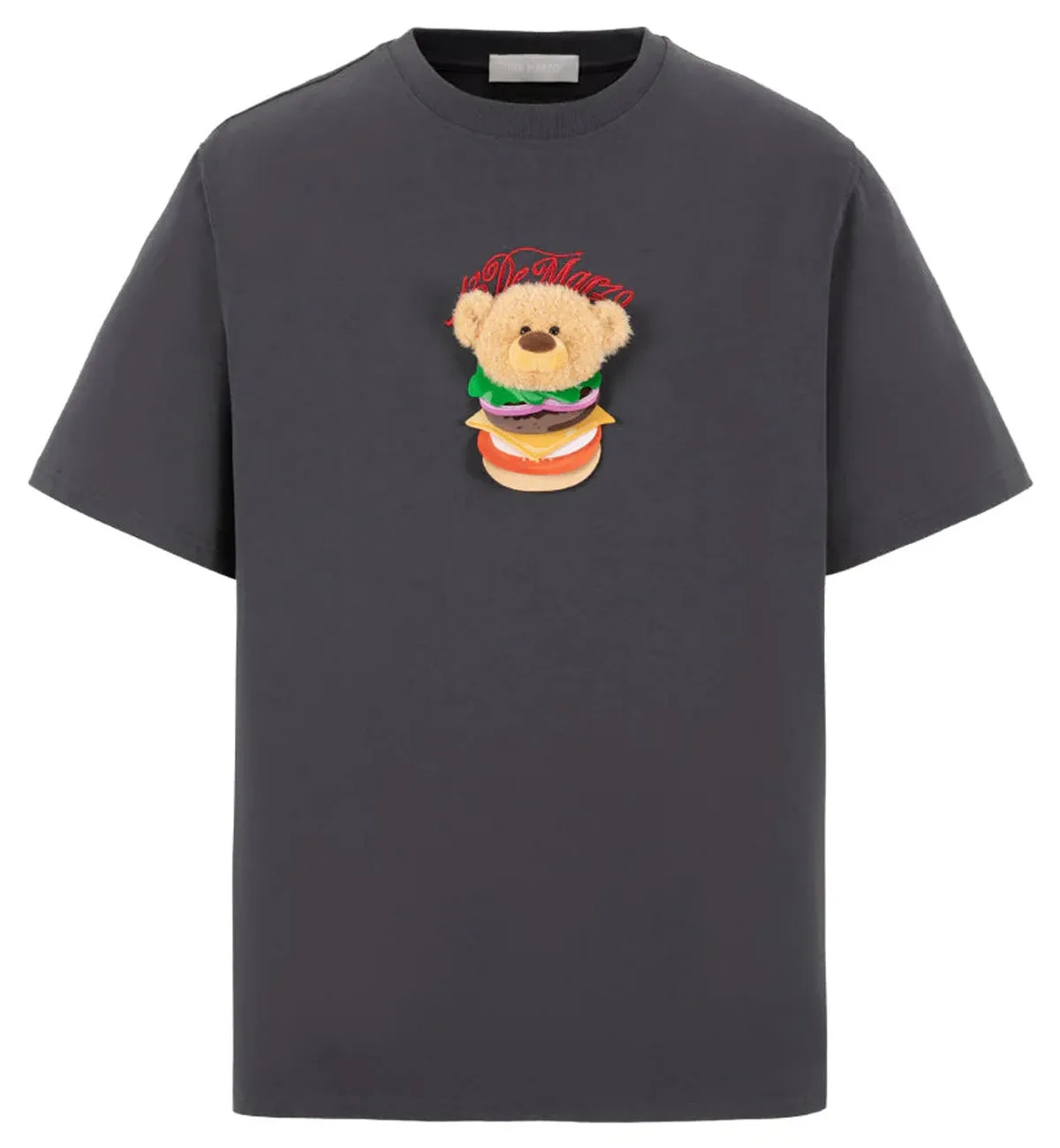 13DE MARZO Layered Hamburger T-Shirt (Dark Grey)