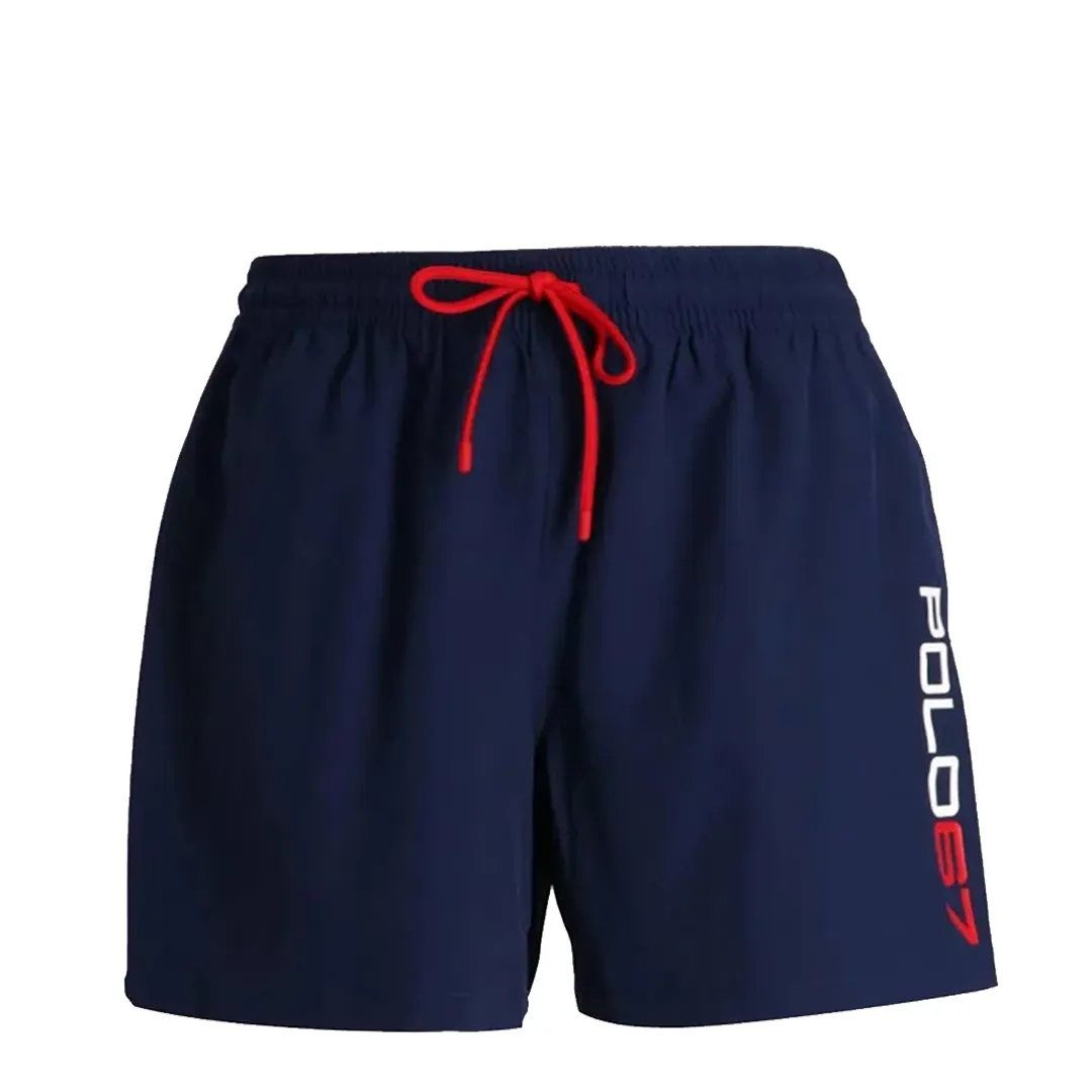5.75-INCH TRAVELER CLASSIC SWIM TRUNK BLUE