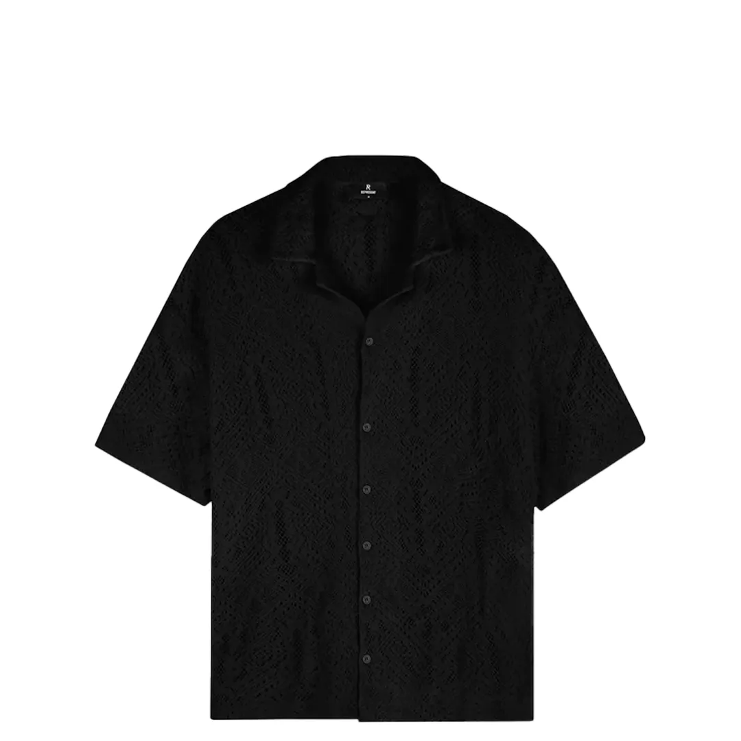 ALL OVER CROCHET SHIRT