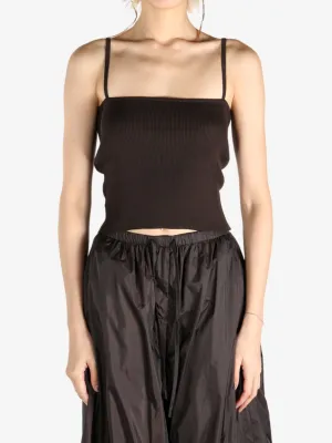 AMOMENTO - Women Knit Sleeveless Top