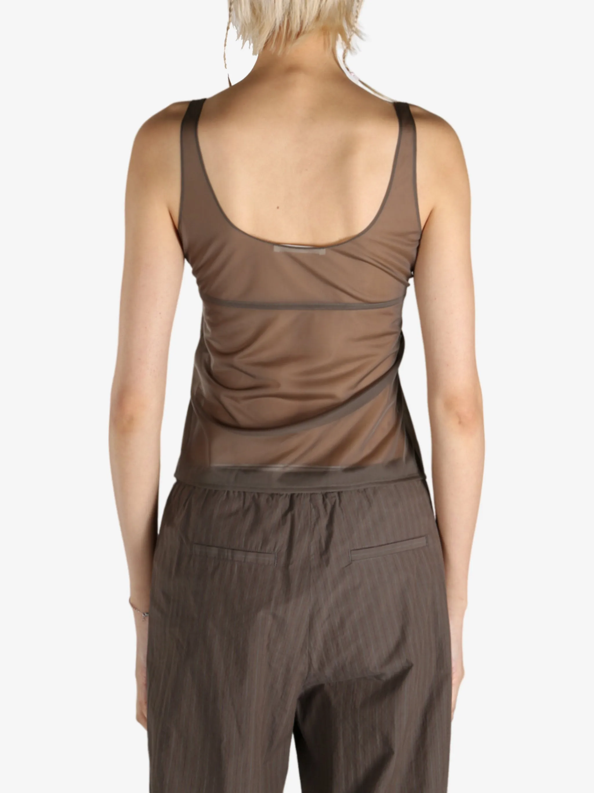 AMOMENTO - Women Sheer Bra Top