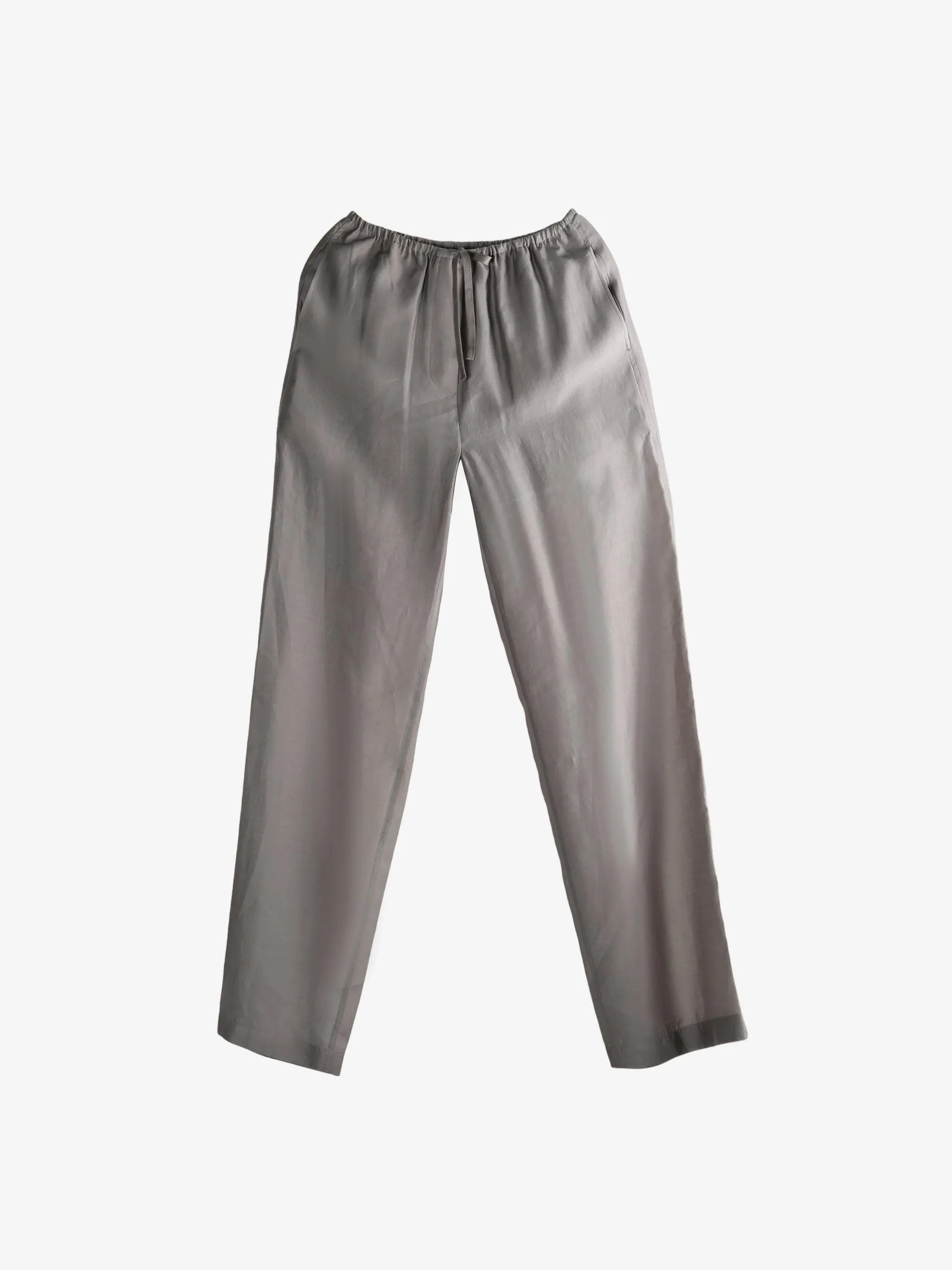 AMOMENTO - Women Silky Banding Pants