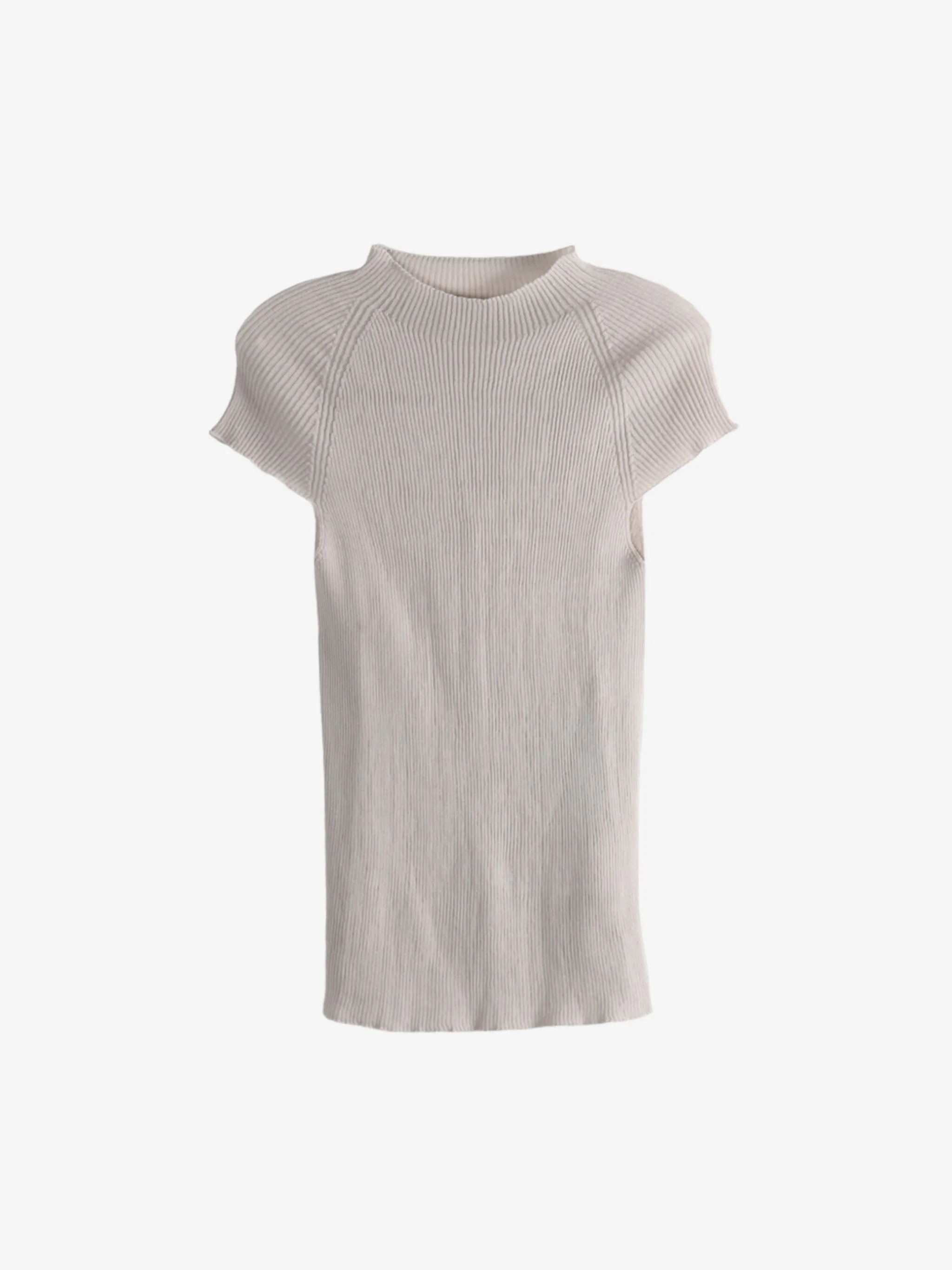 AMOMENTO - Women Wholegarment Cap Sleeve Knit Top