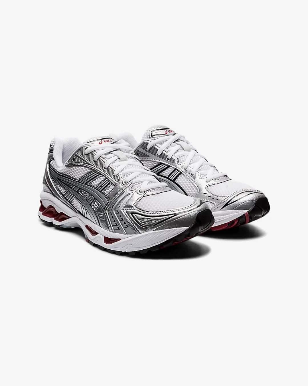 ASICS Gel-Kayano 14 White/Pure Silver/Red
