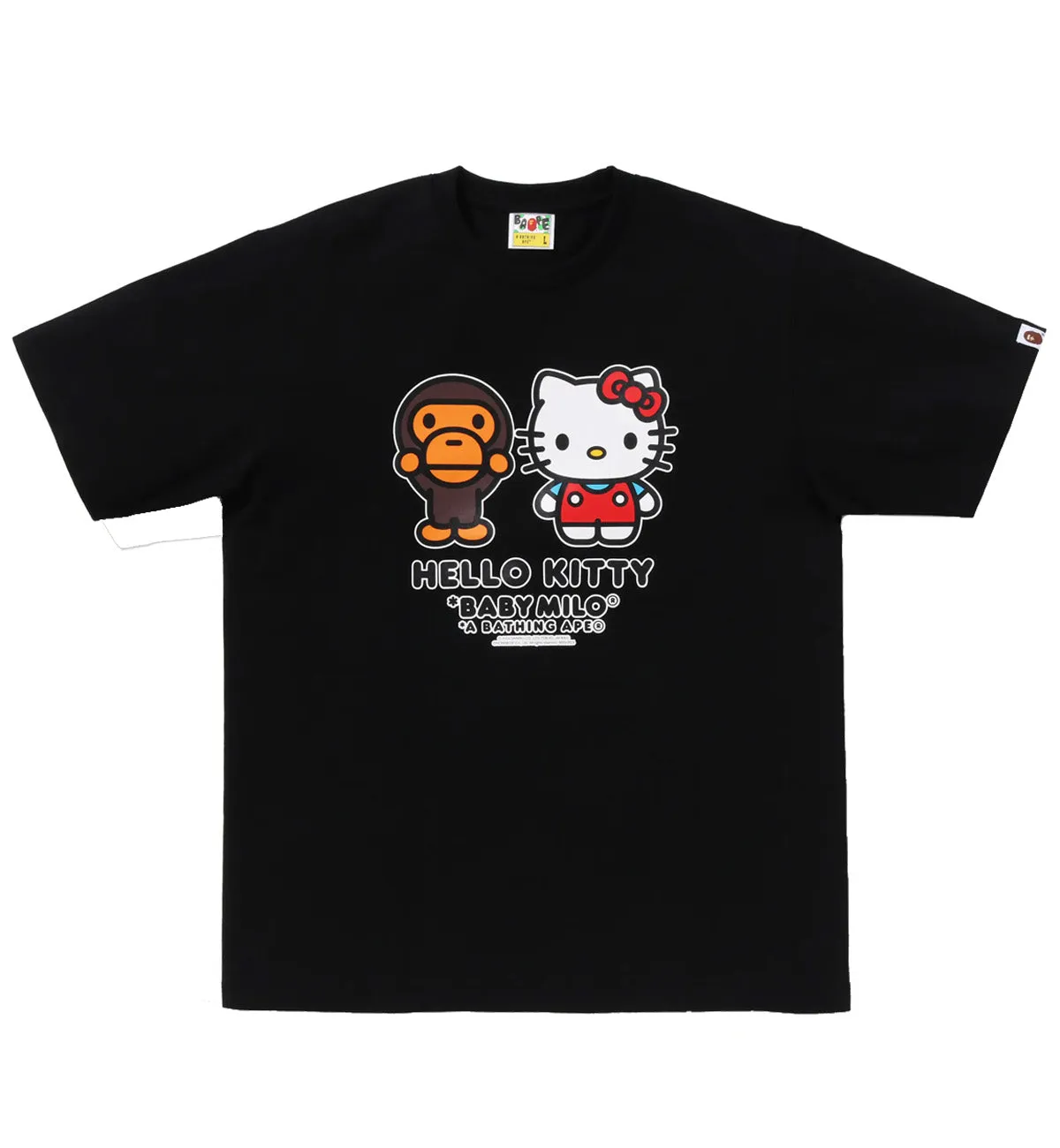 Bape Baby Milo x Hello Kitty T-Shirt (Black)