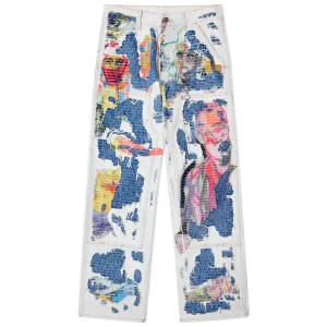 Boro Stitched Double Knee Pant