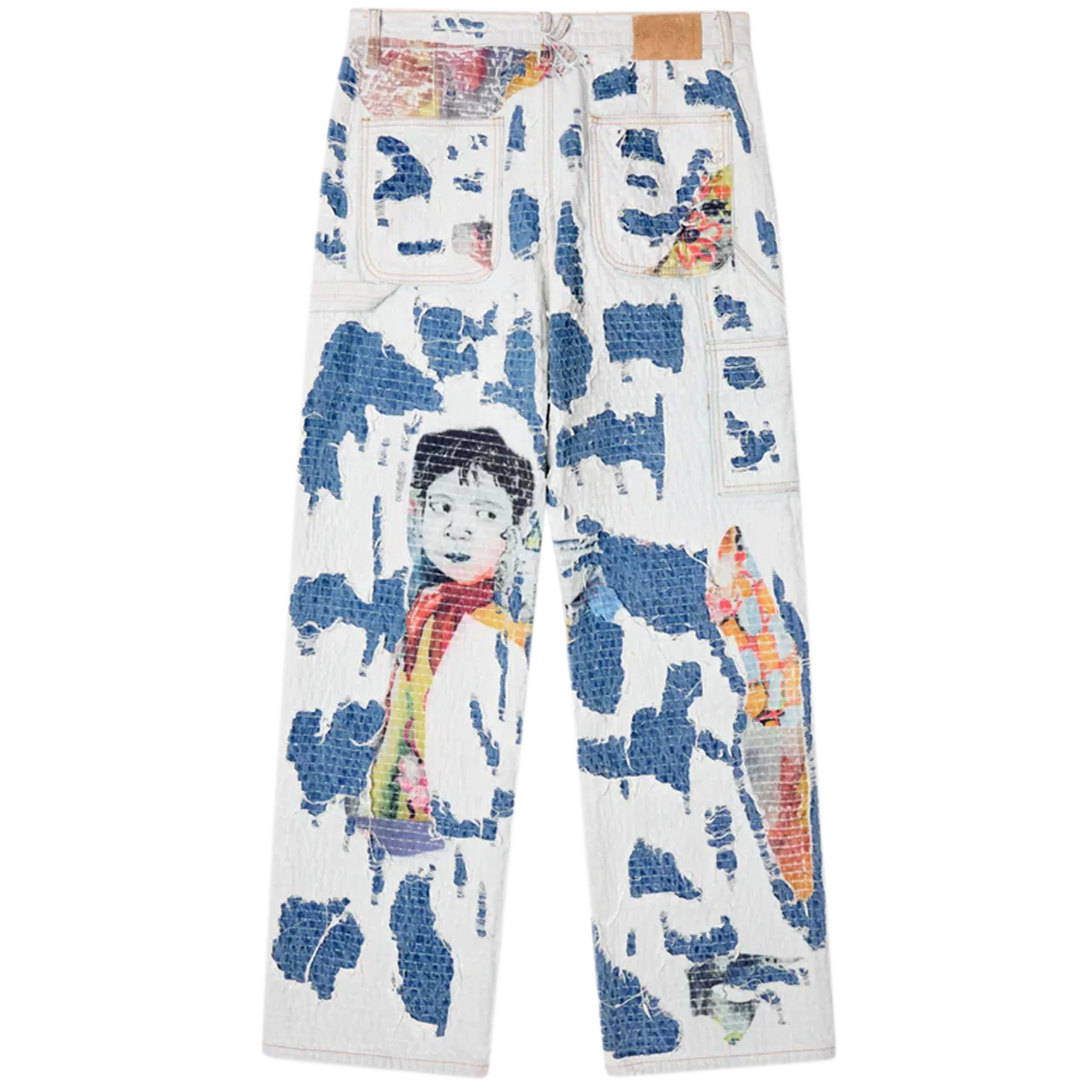 Boro Stitched Double Knee Pant