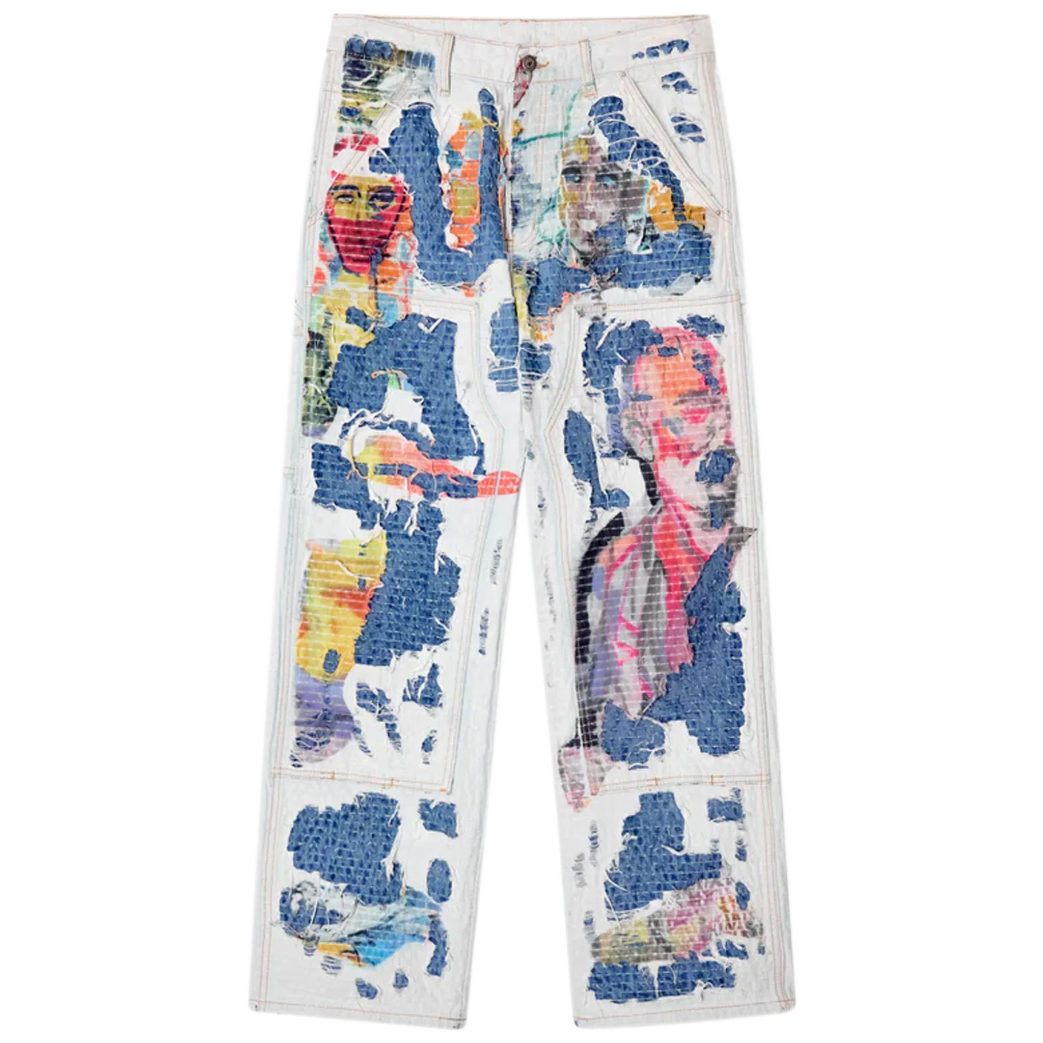 Boro Stitched Double Knee Pant
