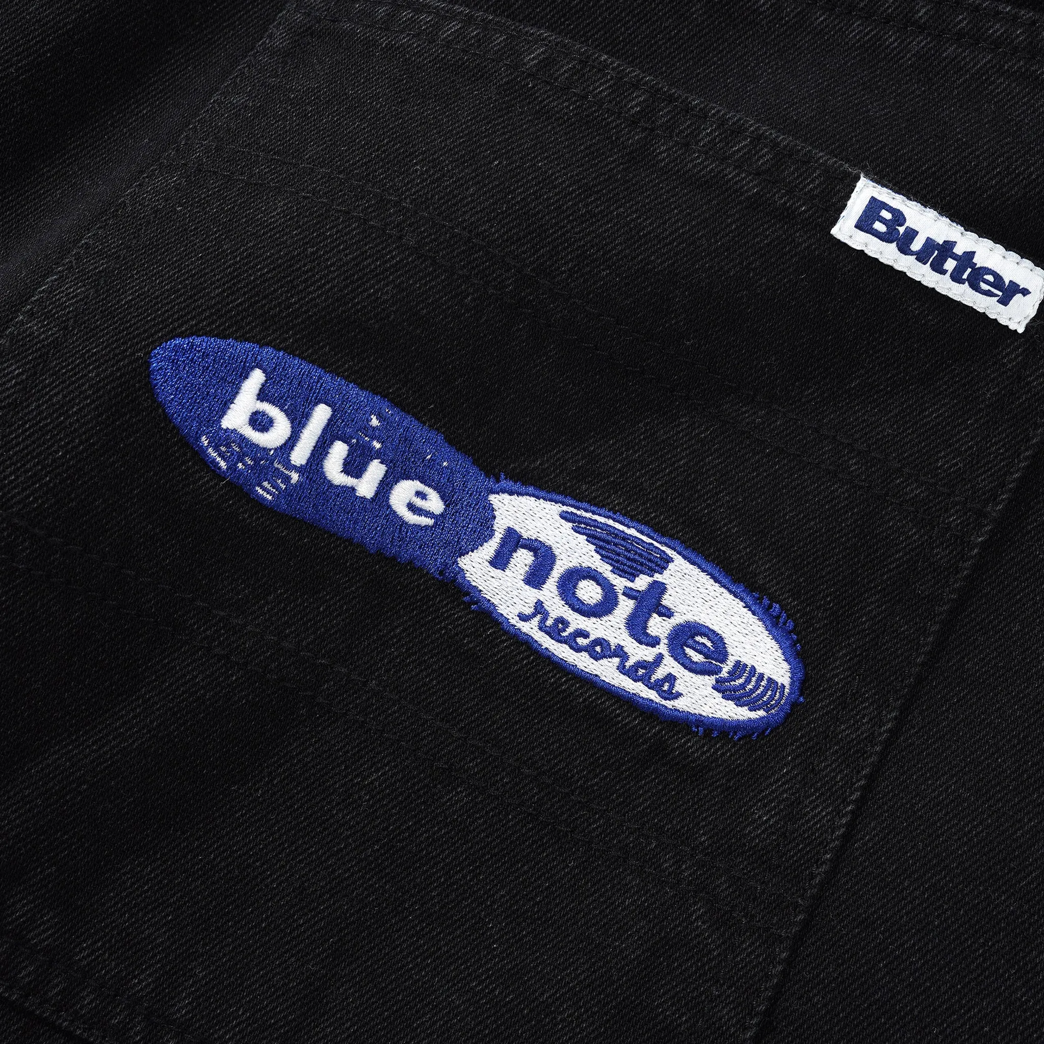Butter Goods / Blue Note Pleated Denim Shorts Black Sale