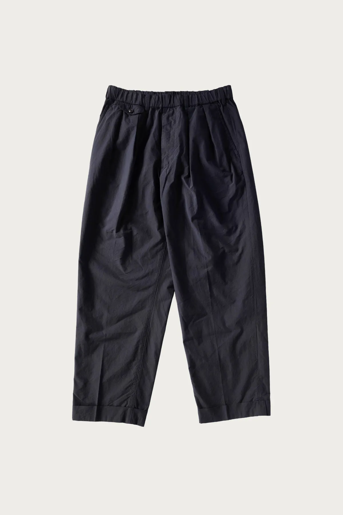 Canoe Club x Beams  2P Relaxed Trousers - Navy