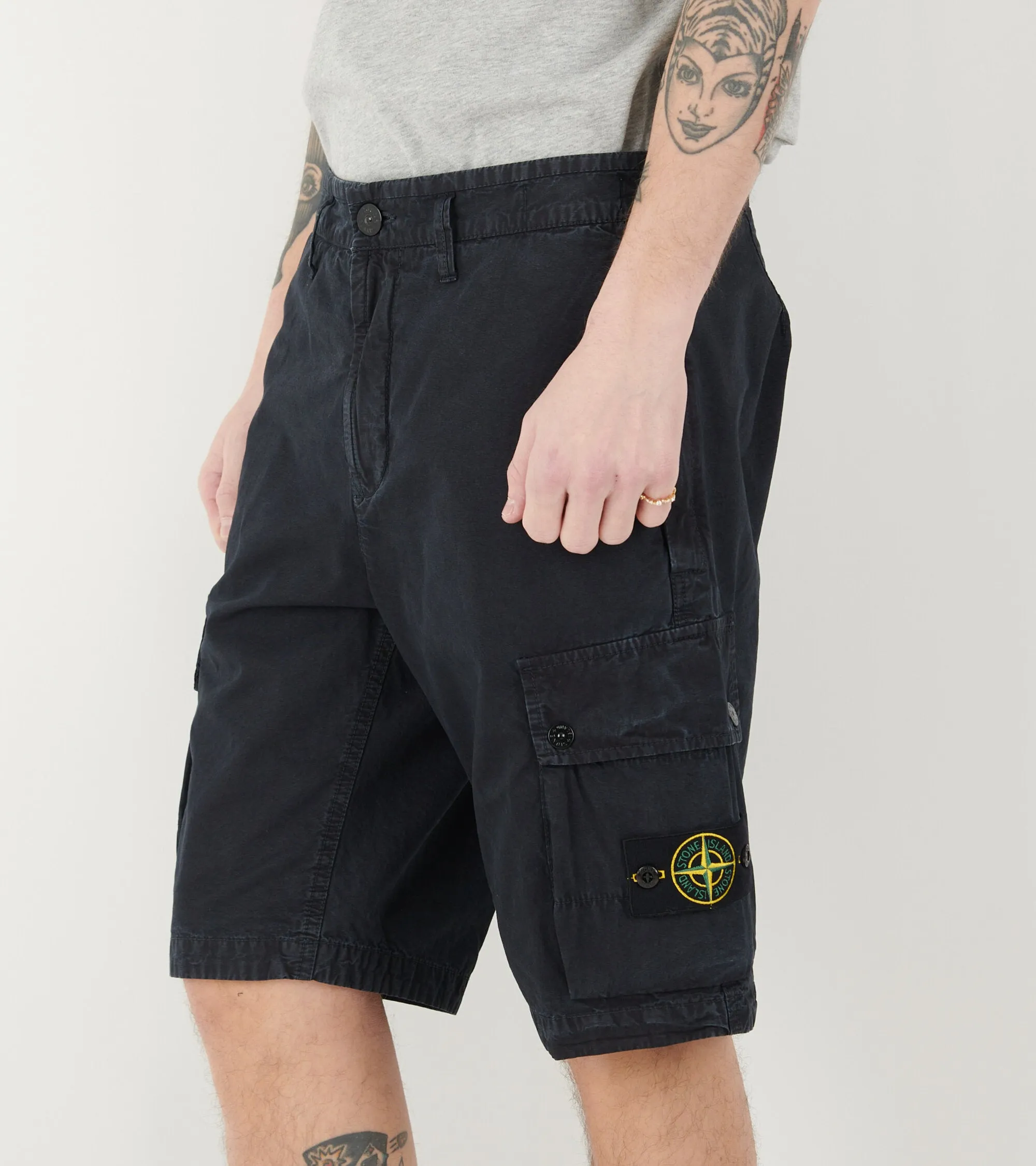 Cargo Patch Shorts Dark Navy