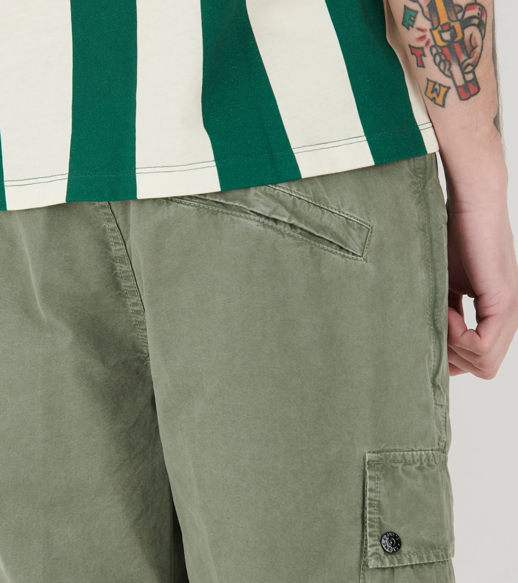 Cargo Patch Shorts Dusty Green