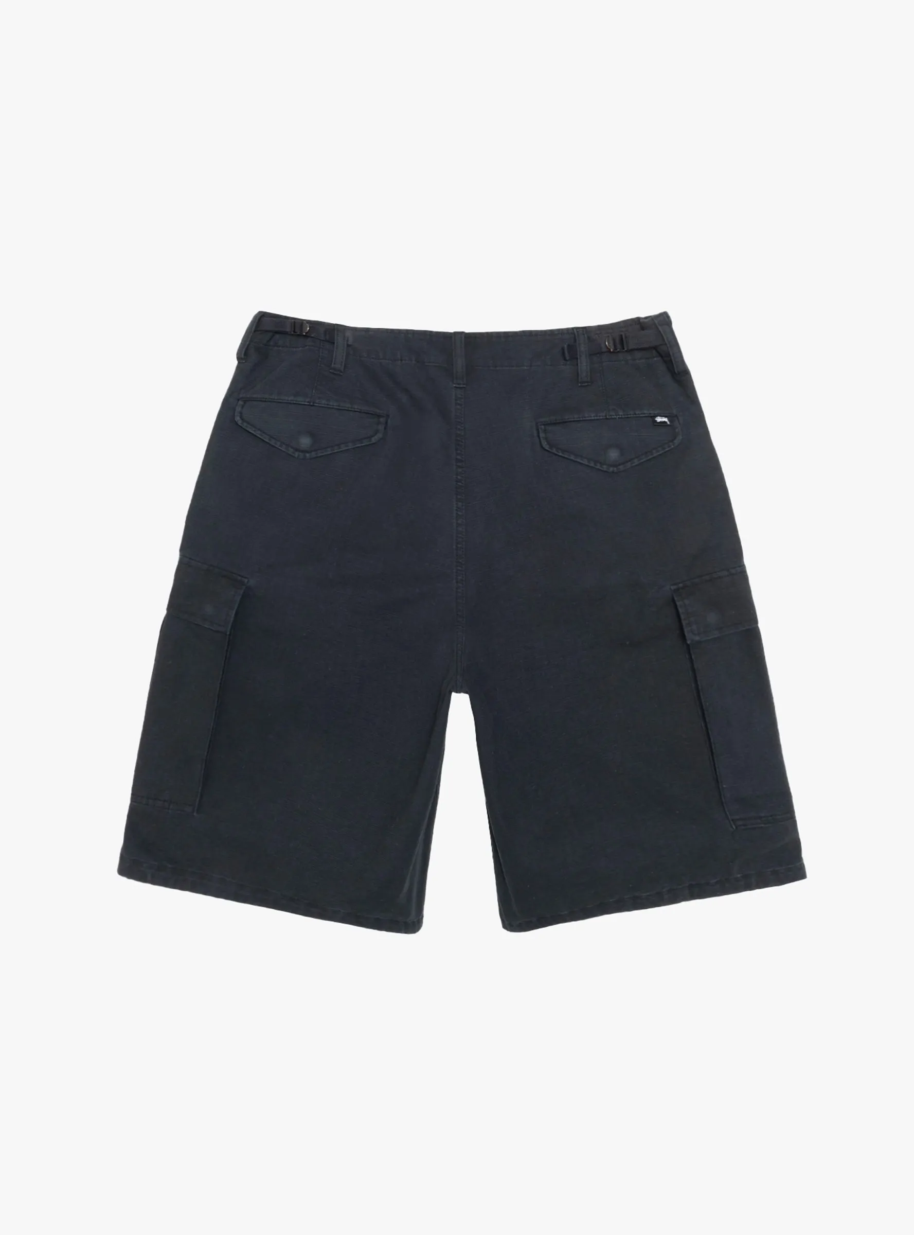 Cargo Short Ripstop Black