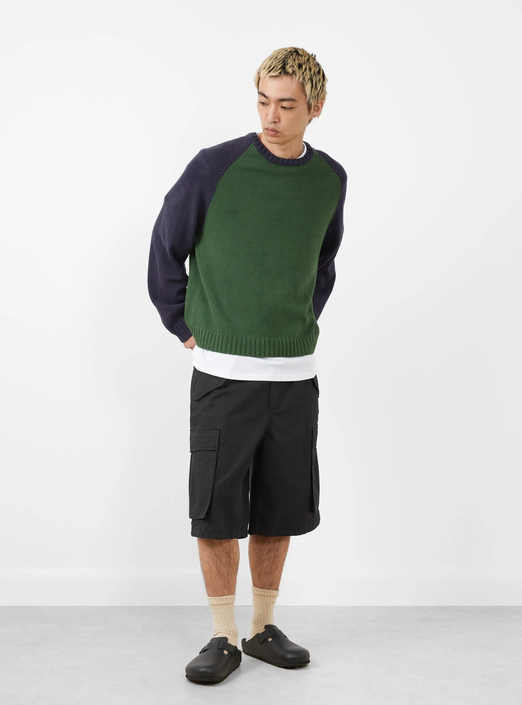 Cargo Short Ripstop Black