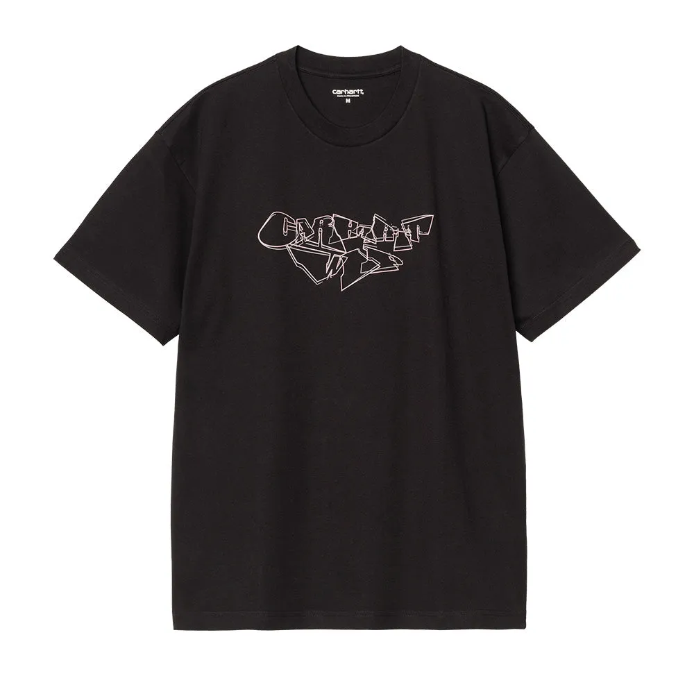 CARHARTT WIP S/S SCREWED UP SCRIPT T-SHIRT // BLACK
