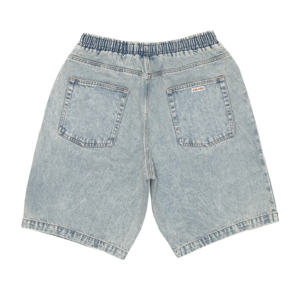 CERTO DENIM SHORTS // BLUE LIGHT WASHED