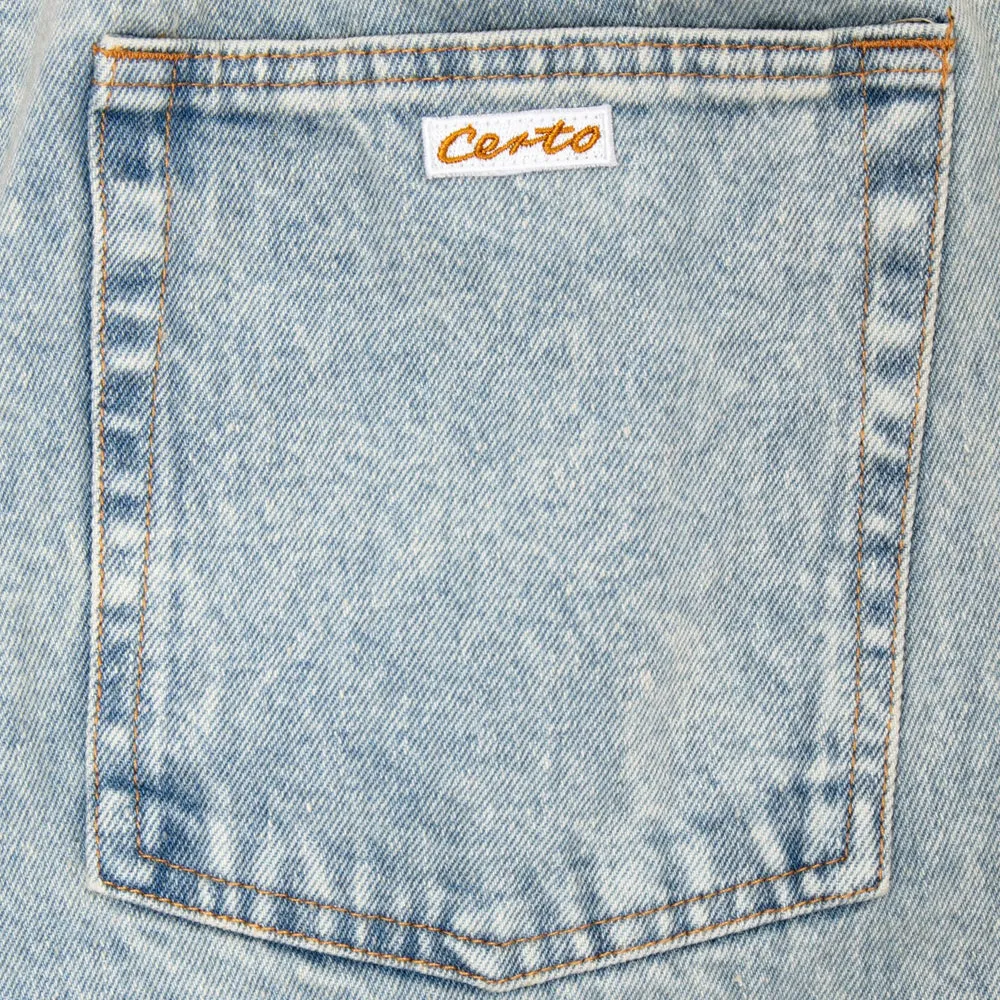 CERTO DENIM SHORTS // BLUE LIGHT WASHED