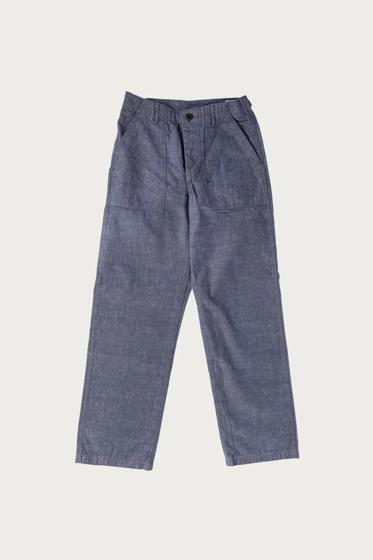 Chambray Fatigue Pants (Regular Fit) - Grape