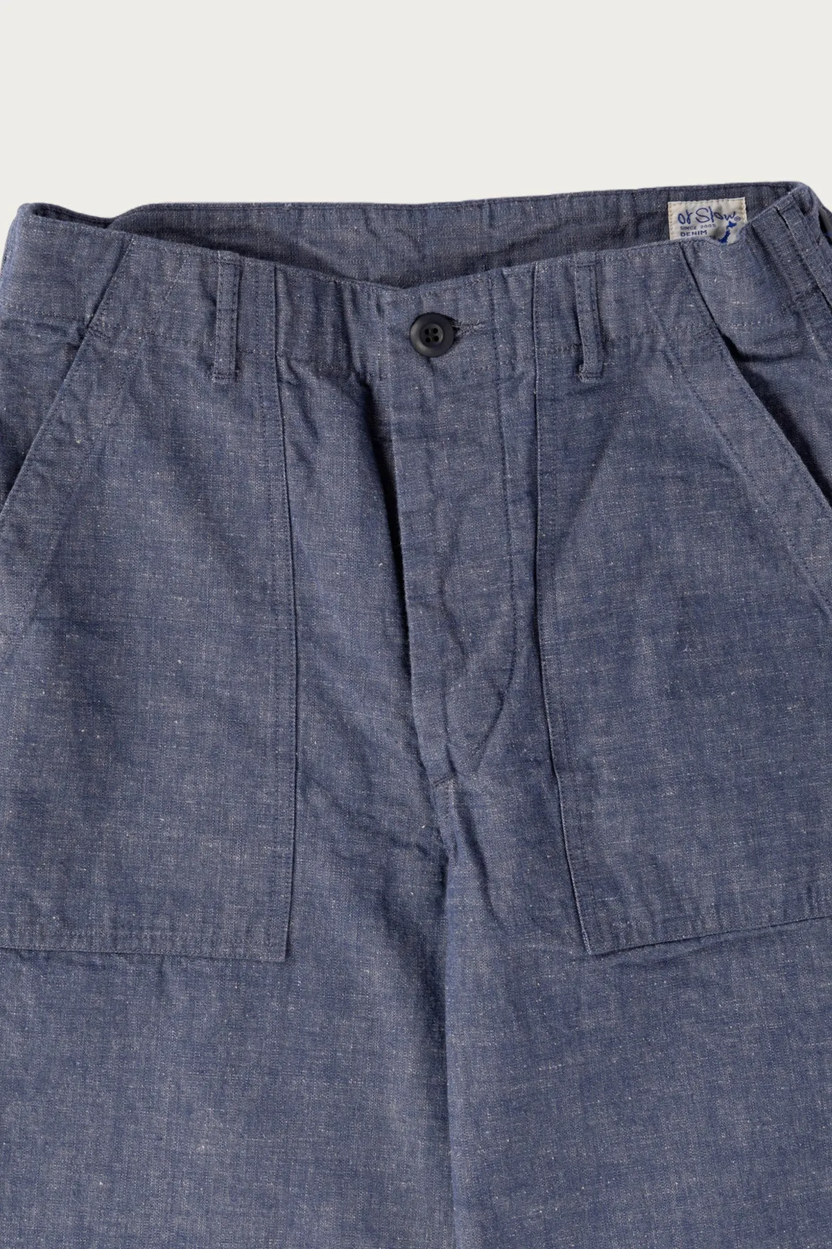 Chambray Fatigue Pants (Regular Fit) - Grape