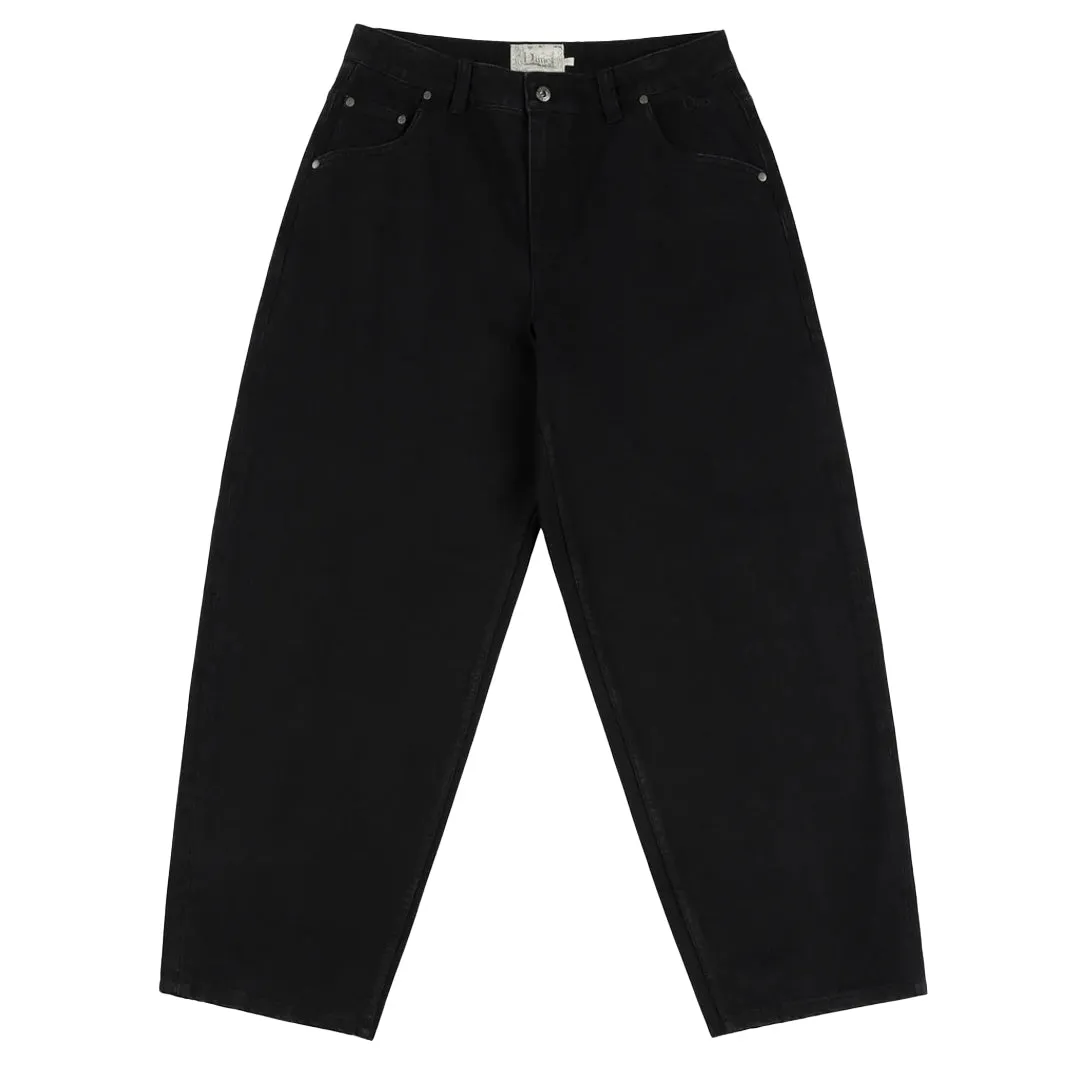 CLASSIC BAGGY DENIM PANTS BLACK
