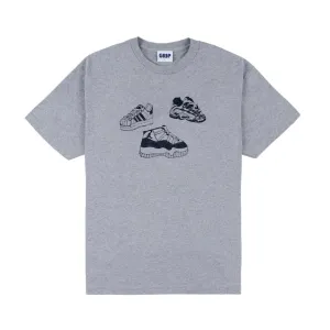 Classic Grip Sneaker Tee// Heather Grey