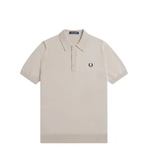 CLASSIC KNITTED SHIRT DARK OATMEAL