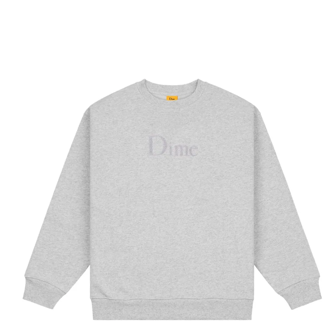 CLASSIC LOGO CREWNECK ASH GREY