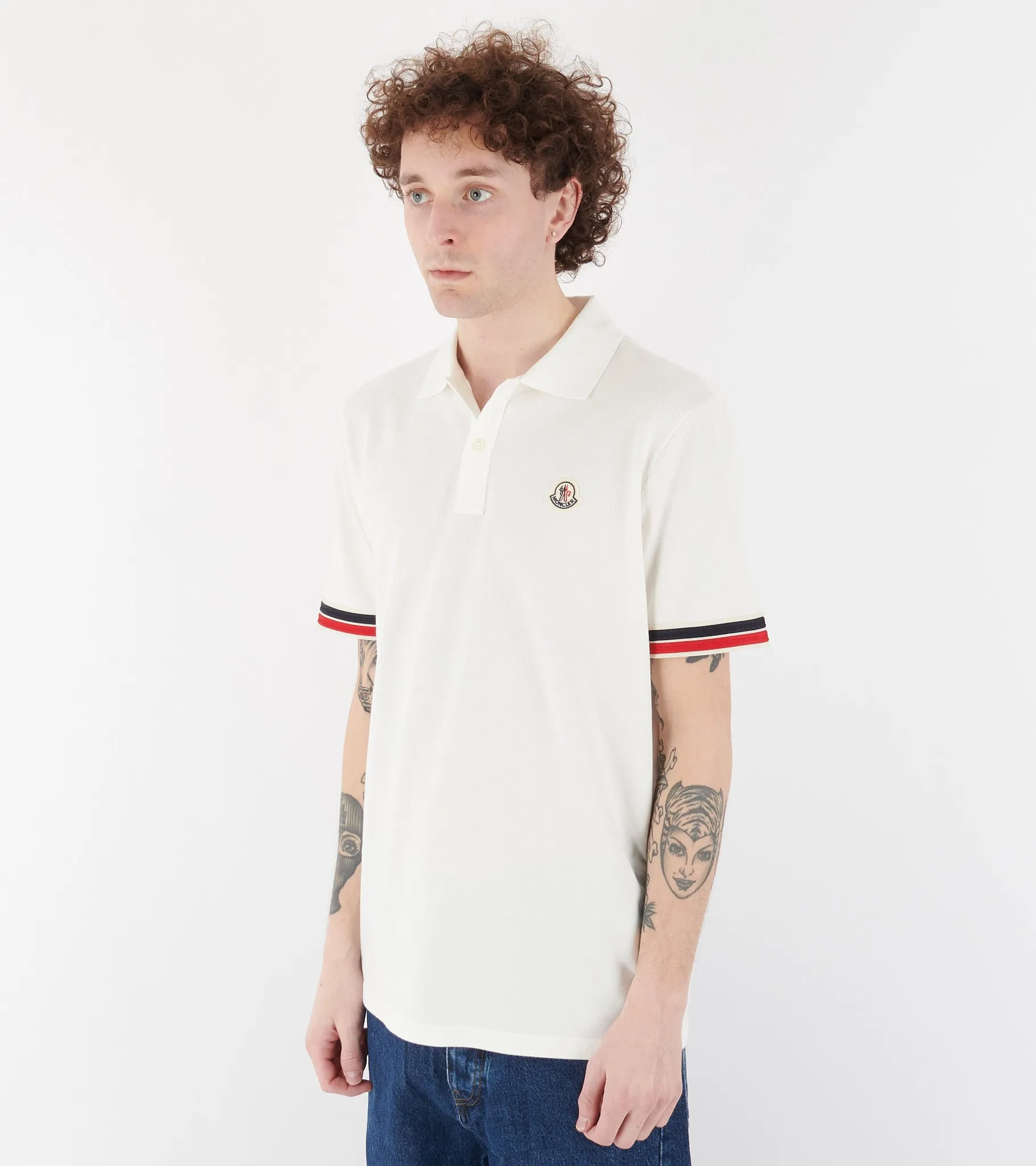 Classic Logo Polo White