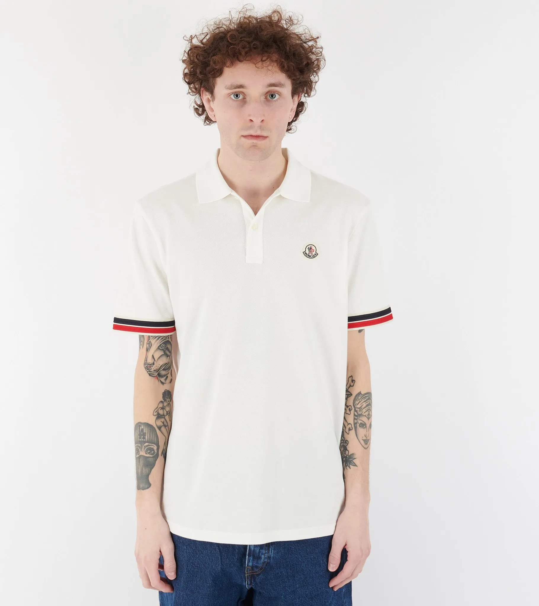 Classic Logo Polo White