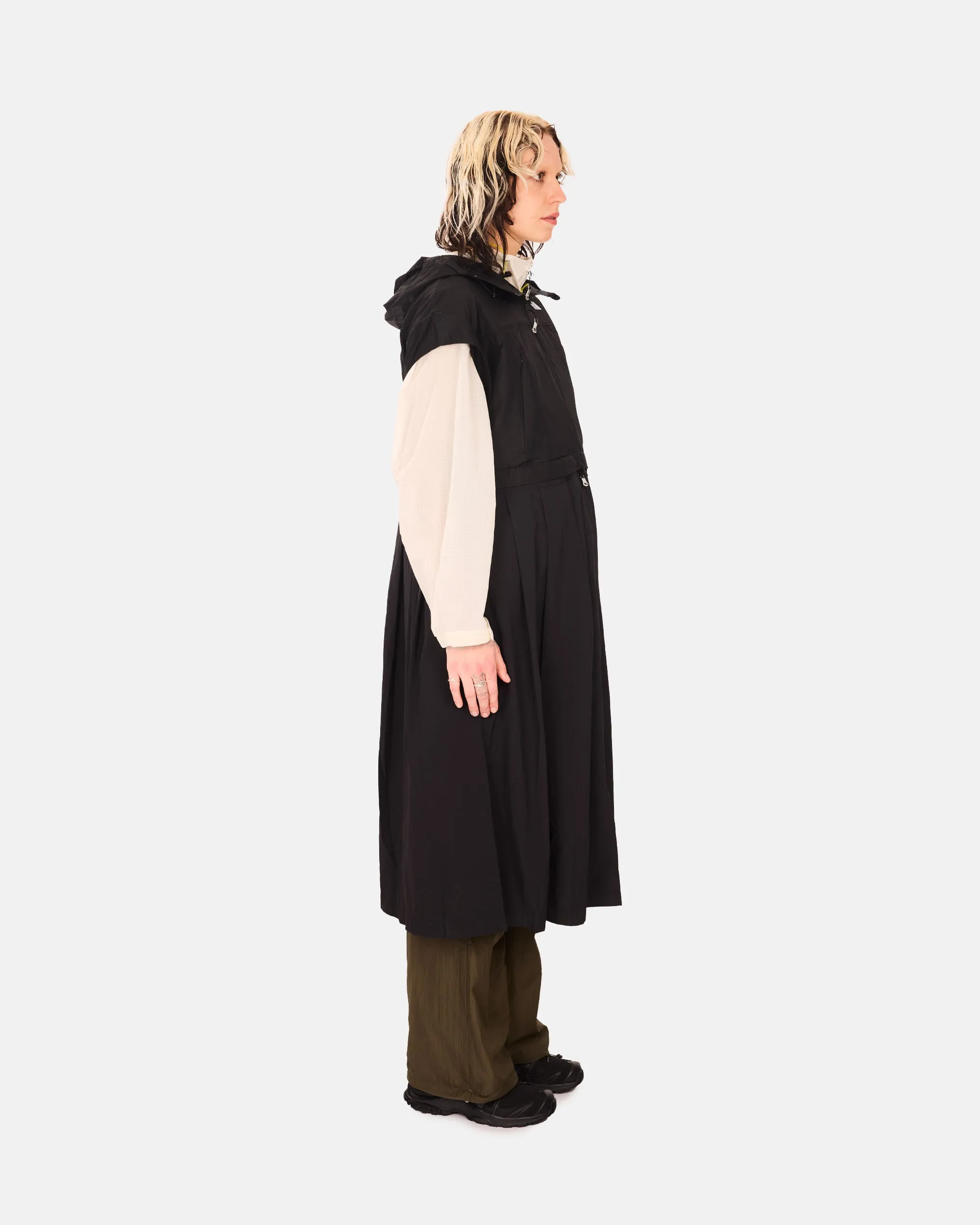 Convertible Long Wind Vest