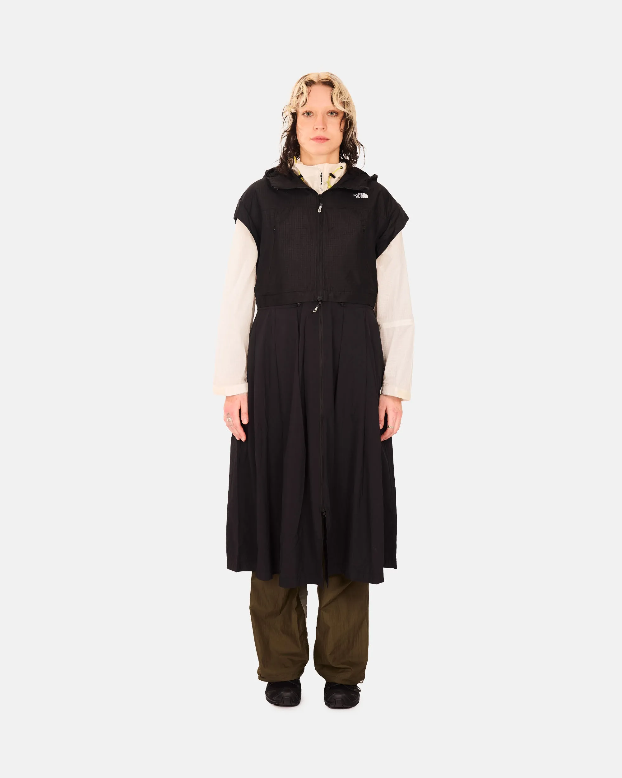 Convertible Long Wind Vest