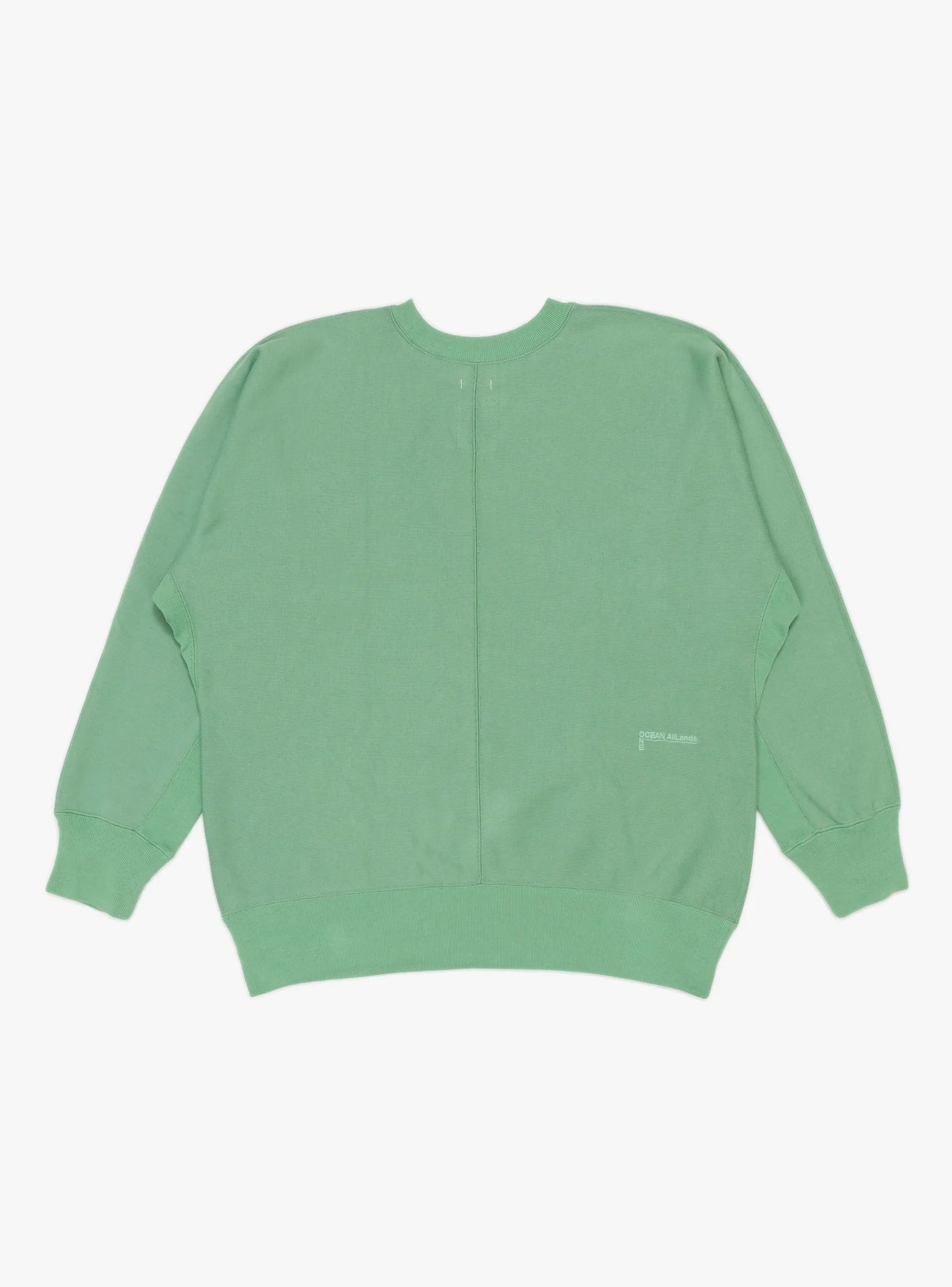 Crew Neck Sweatshirt Coral Green