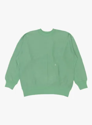 Crew Neck Sweatshirt Coral Green