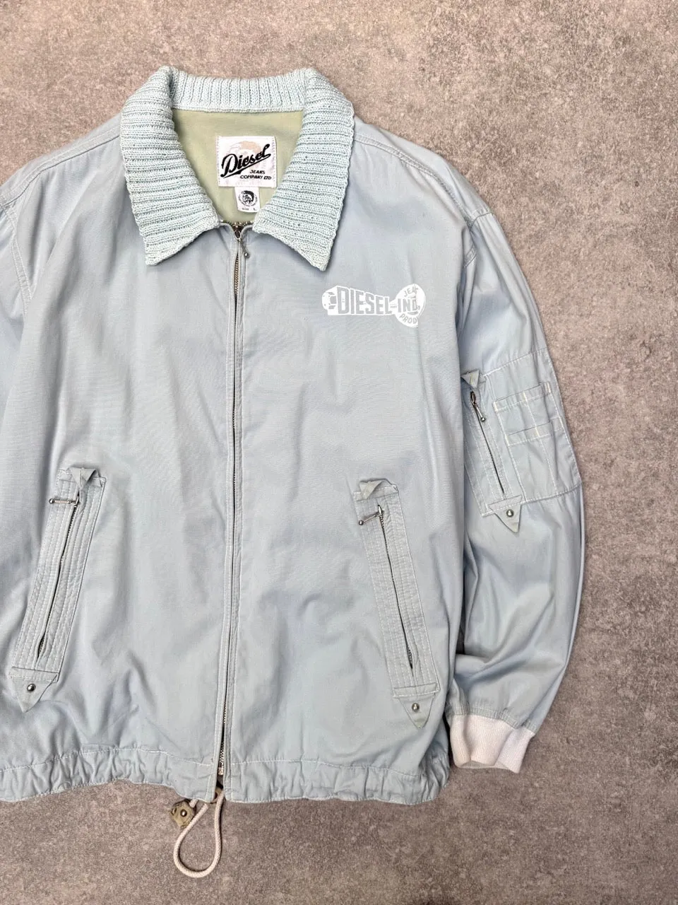 Diesel Baby Blue Lightweight Jacket