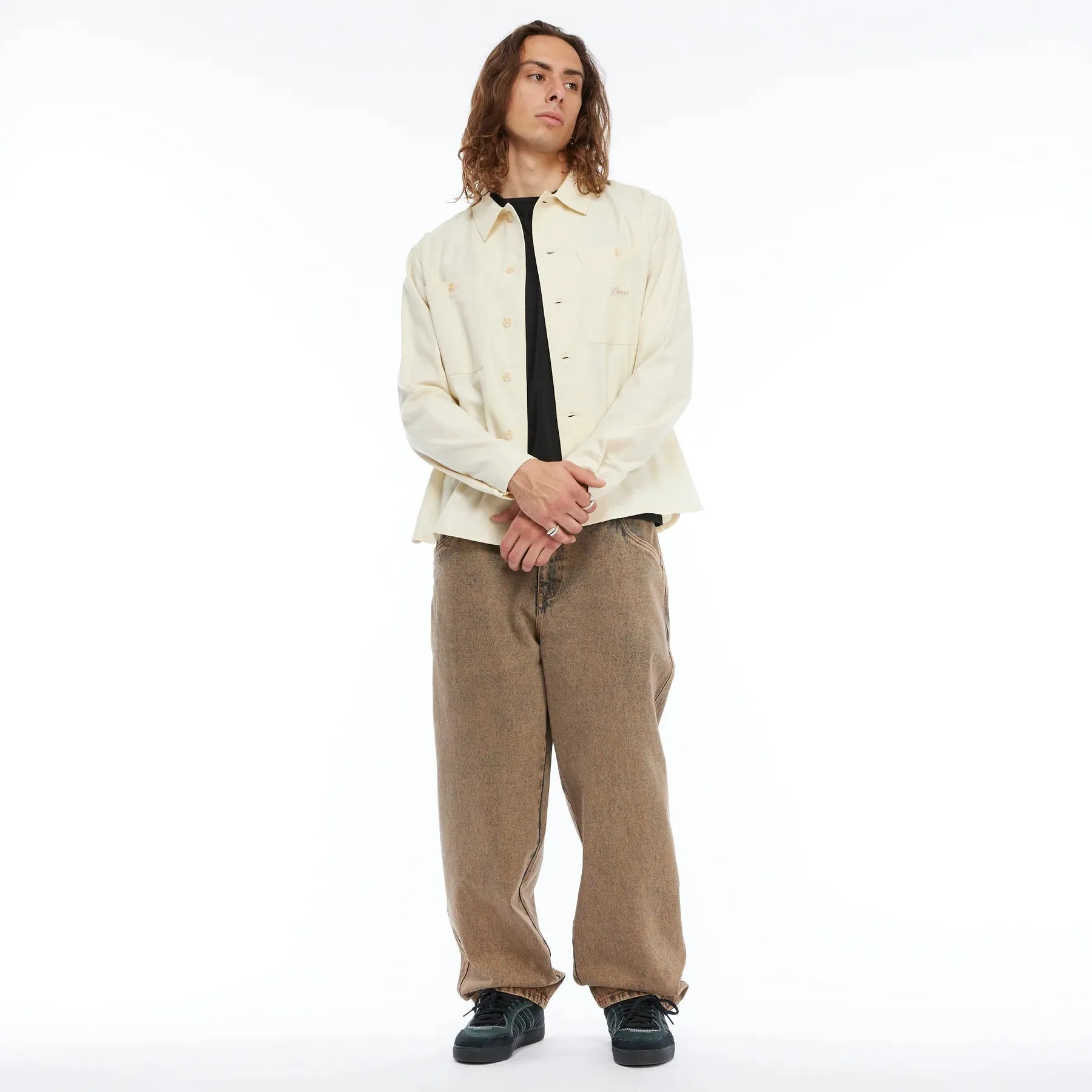 Dime Classic Baggy Denim Pants // Overdy.Brown