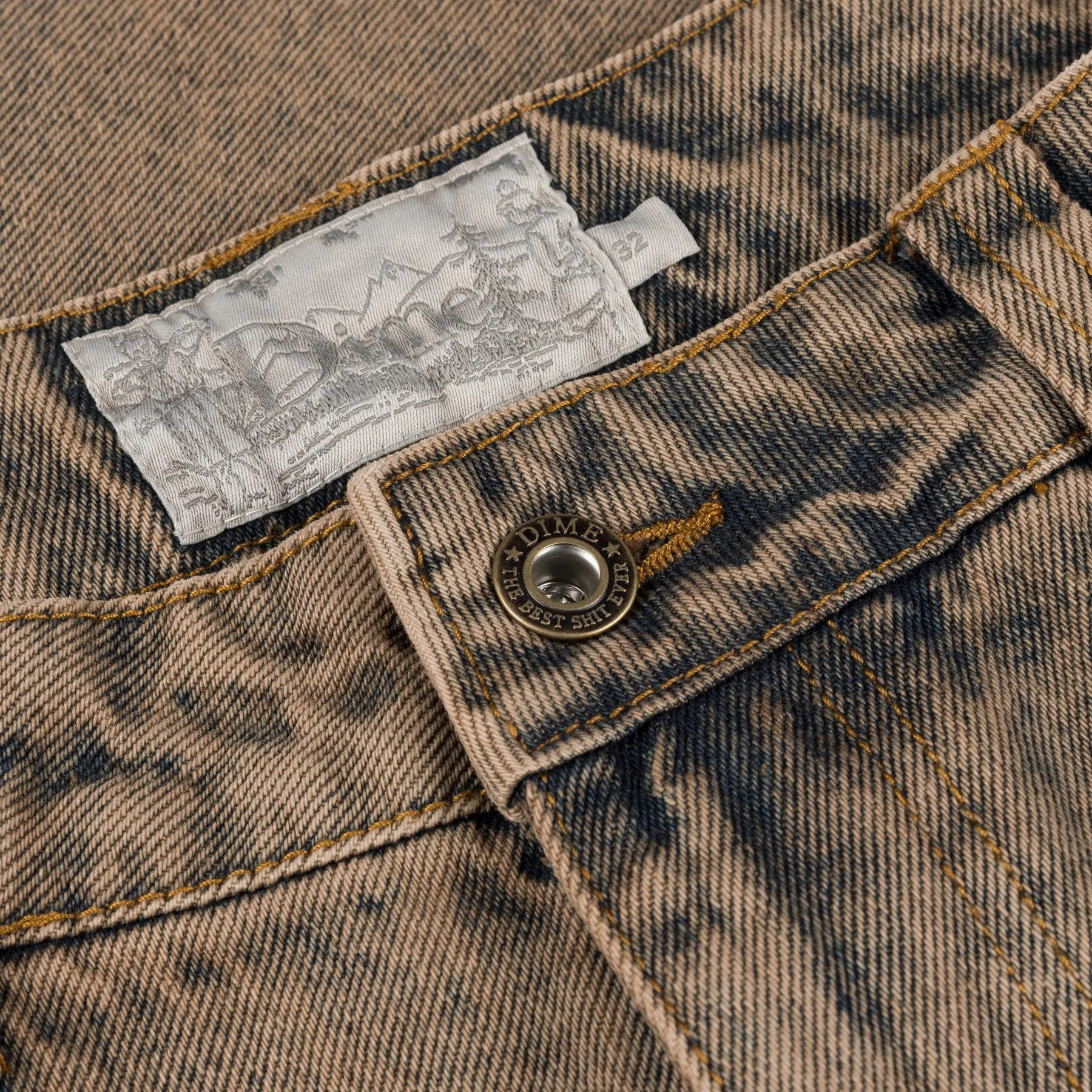 Dime Classic Baggy Denim Pants // Overdy.Brown