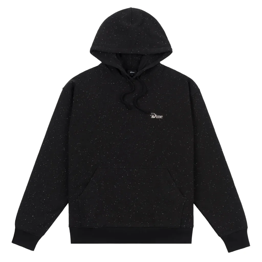 Dime Classic Grip Hoodie // Black Speckled