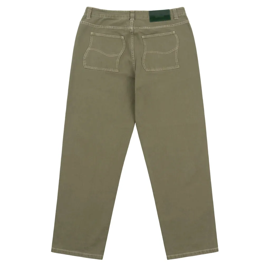Dime Classic Relaxed Denim Pants // Green Washed