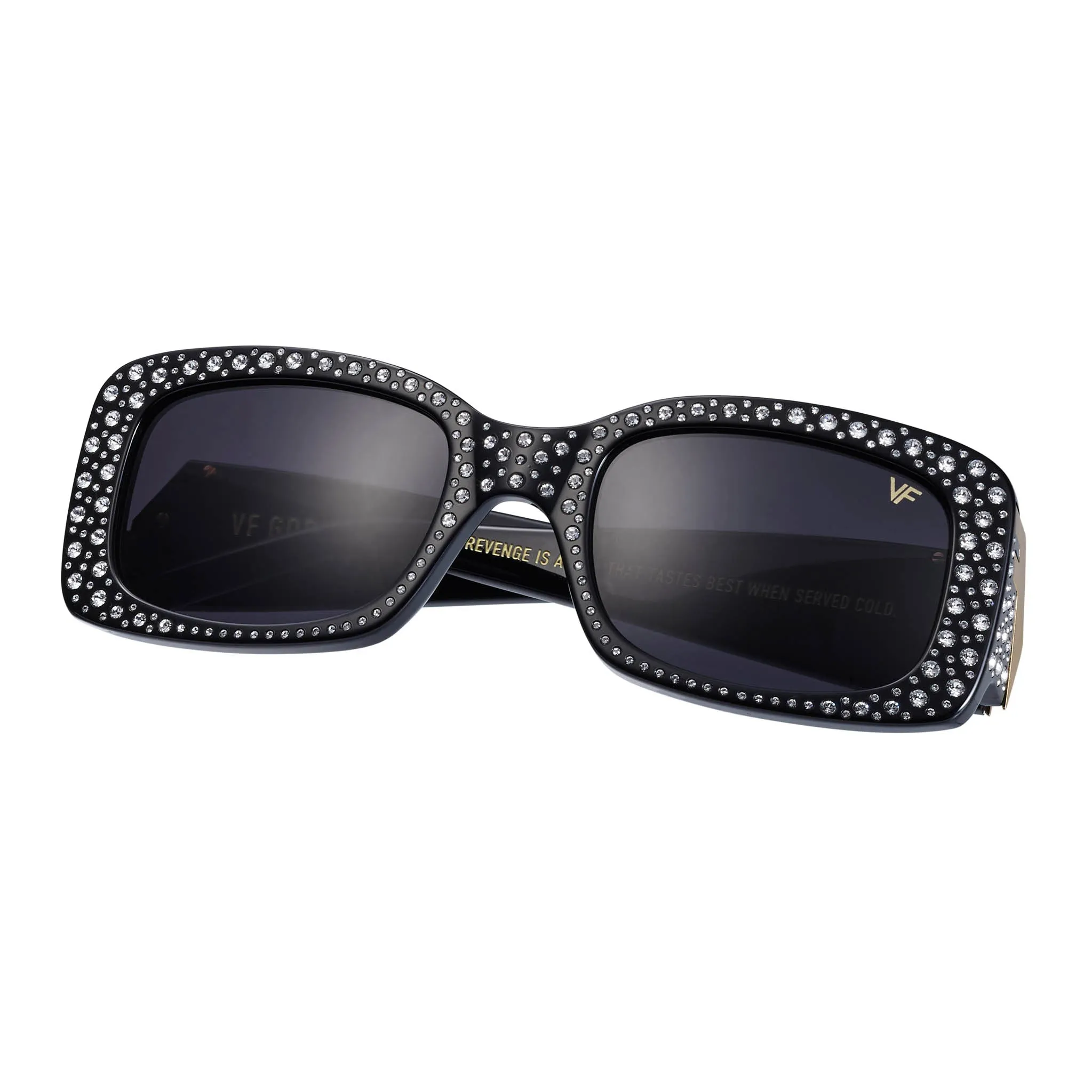 Godfather Black Acetate Swarovski Crystals Edition
