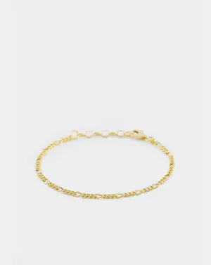 Gold Figaro Bracelet