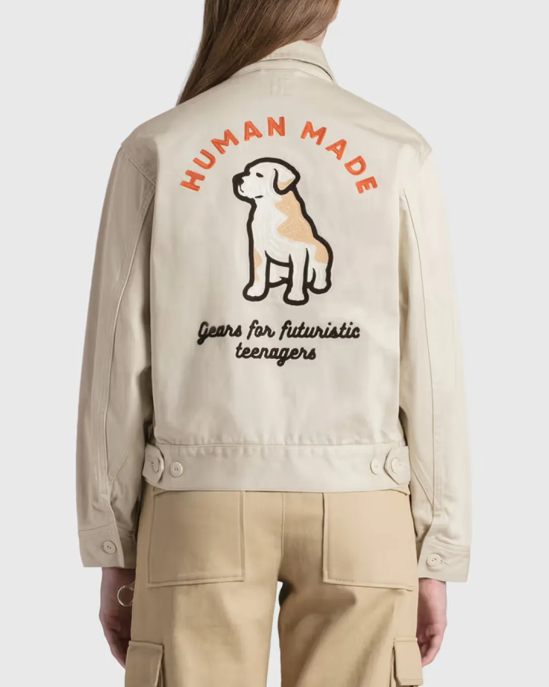 Human Made Work Jacket Cream