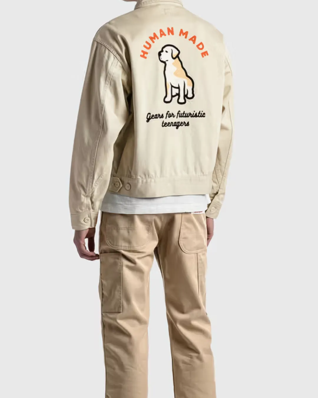 Human Made Work Jacket Cream