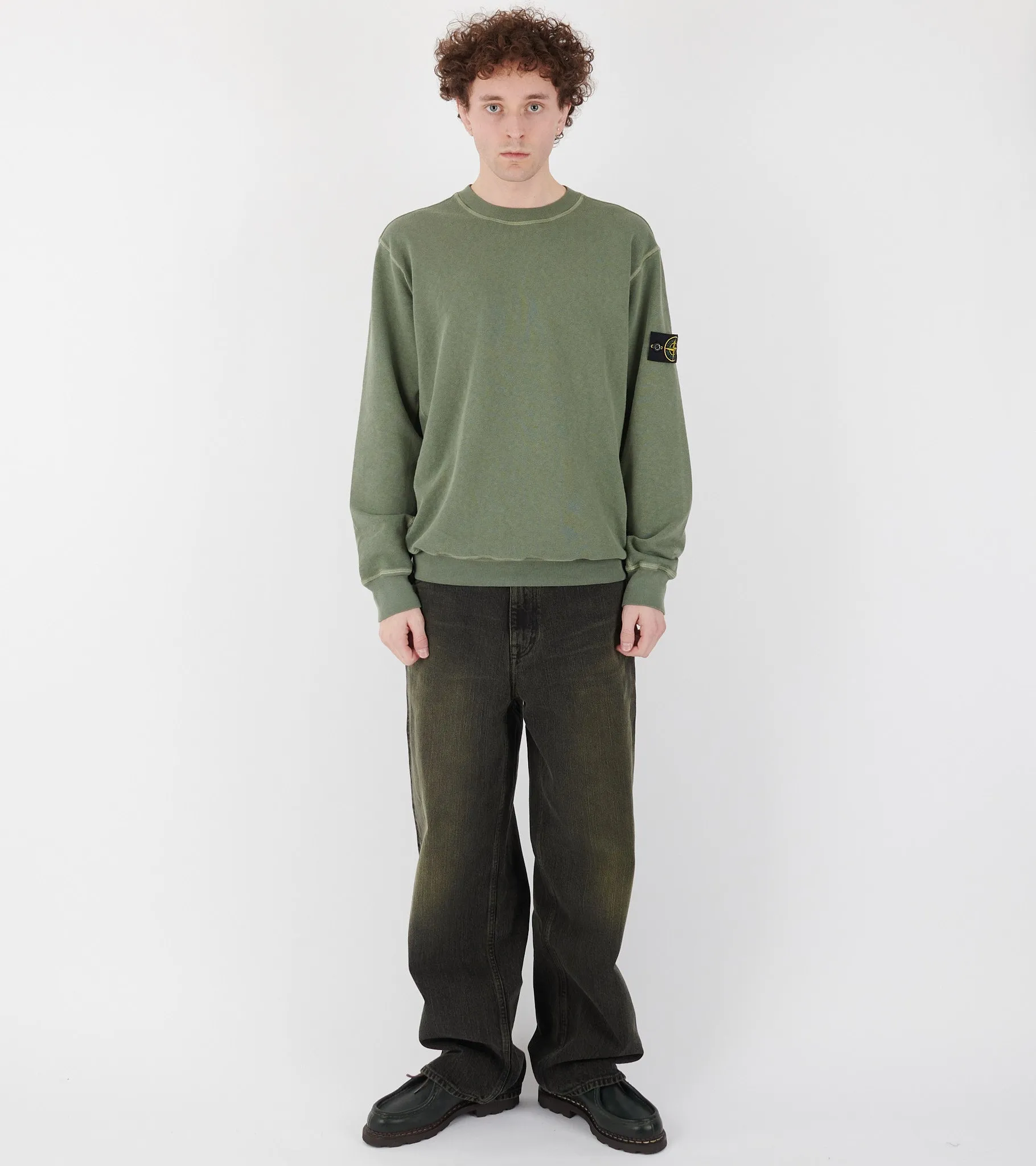 Lightweight Sweatshirt Olive Green
