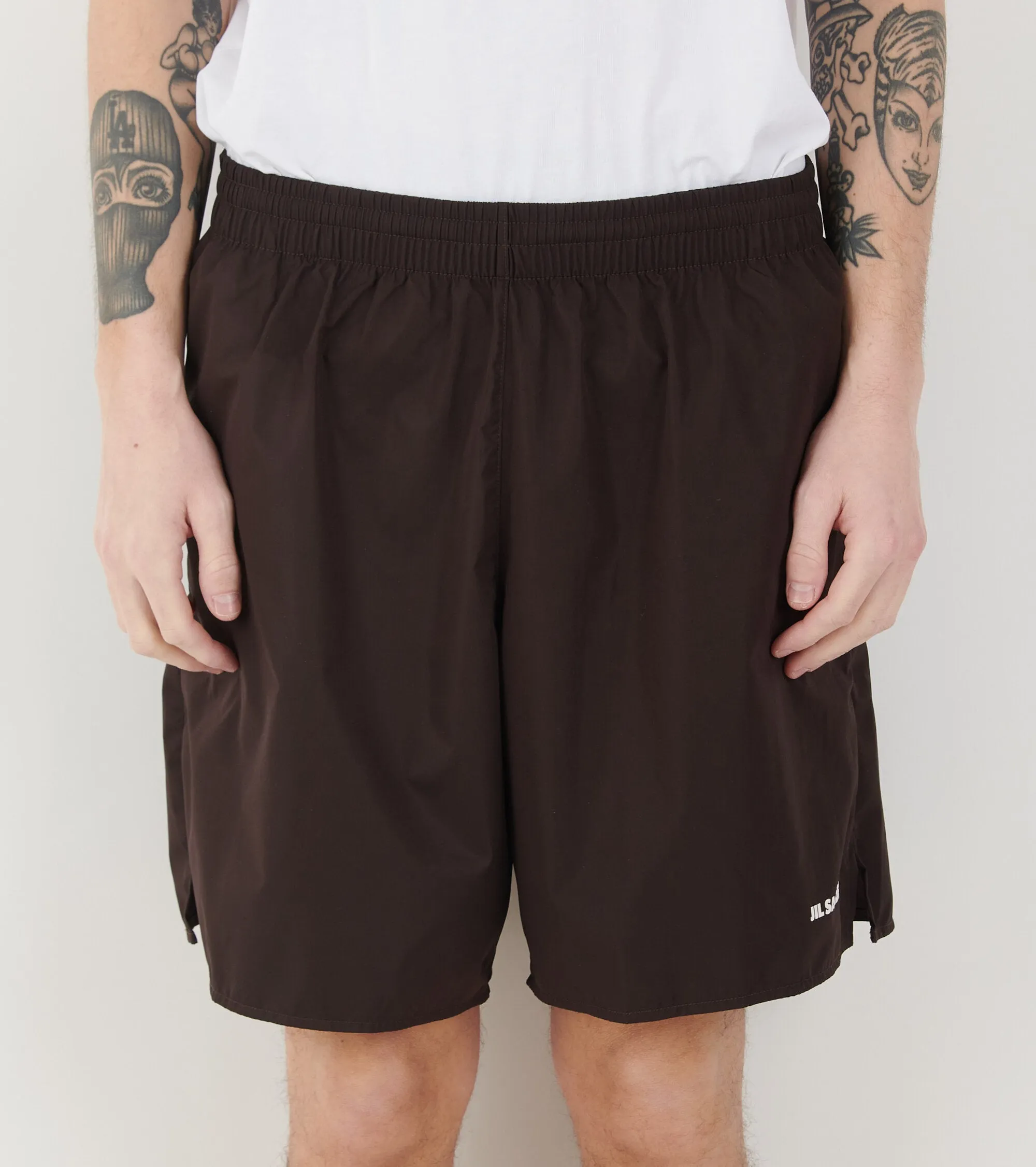 Logo Shorts Ganache