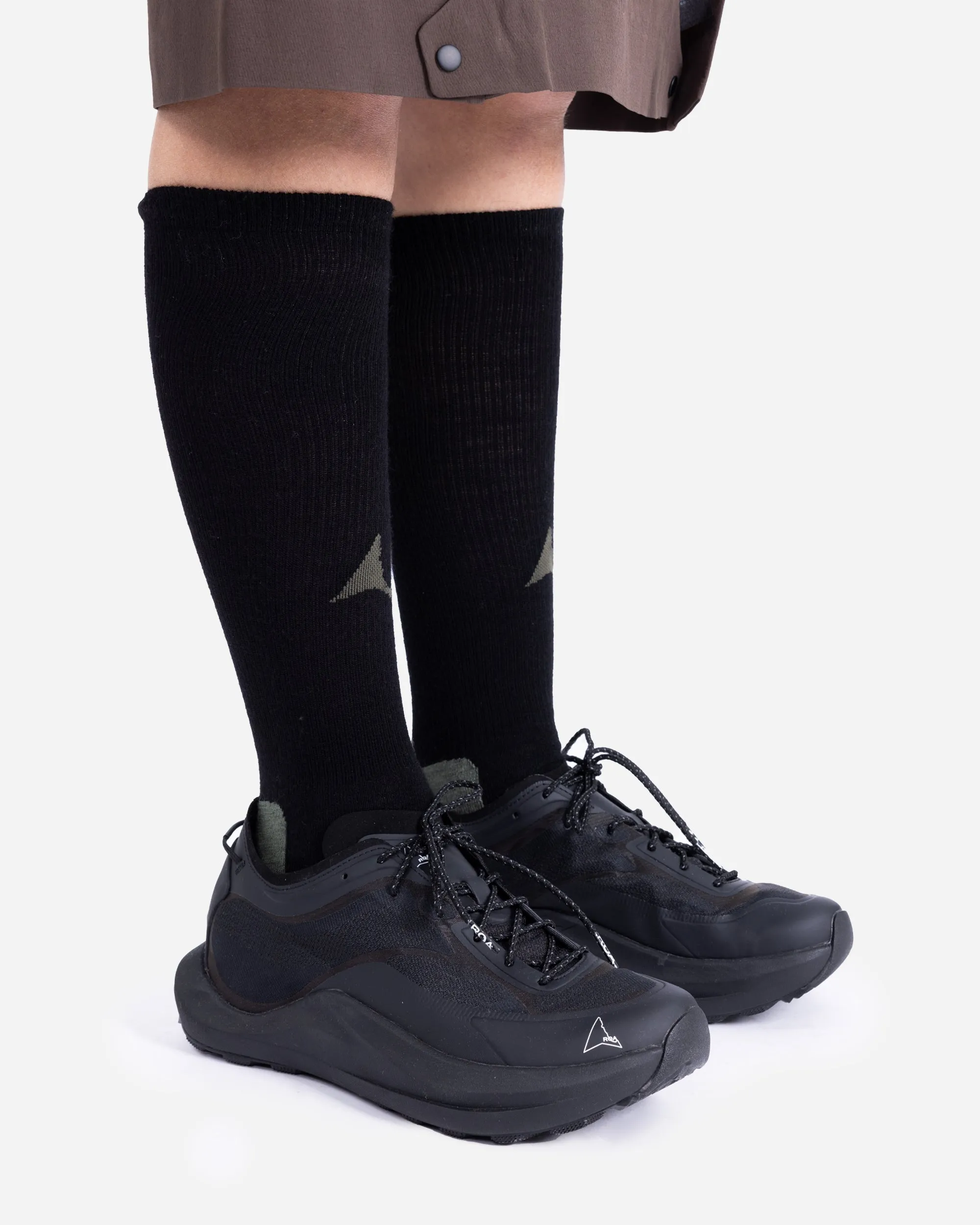 Logo Wool High Socks