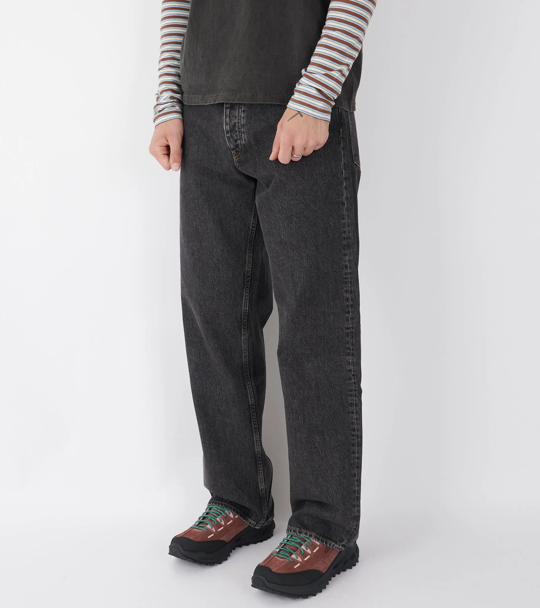Loose Jeans Black Stone