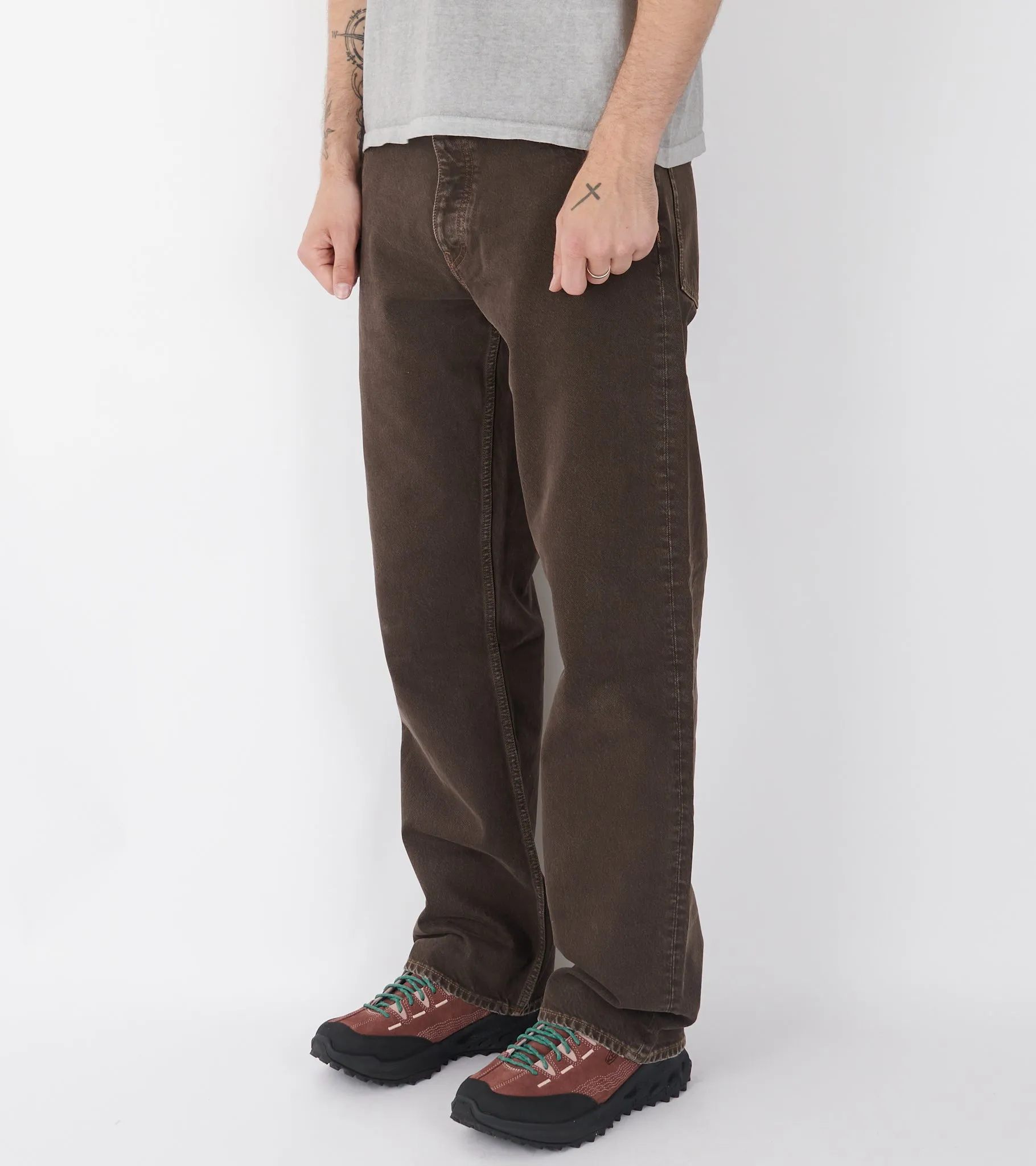 Loose Jeans Vintage Brown
