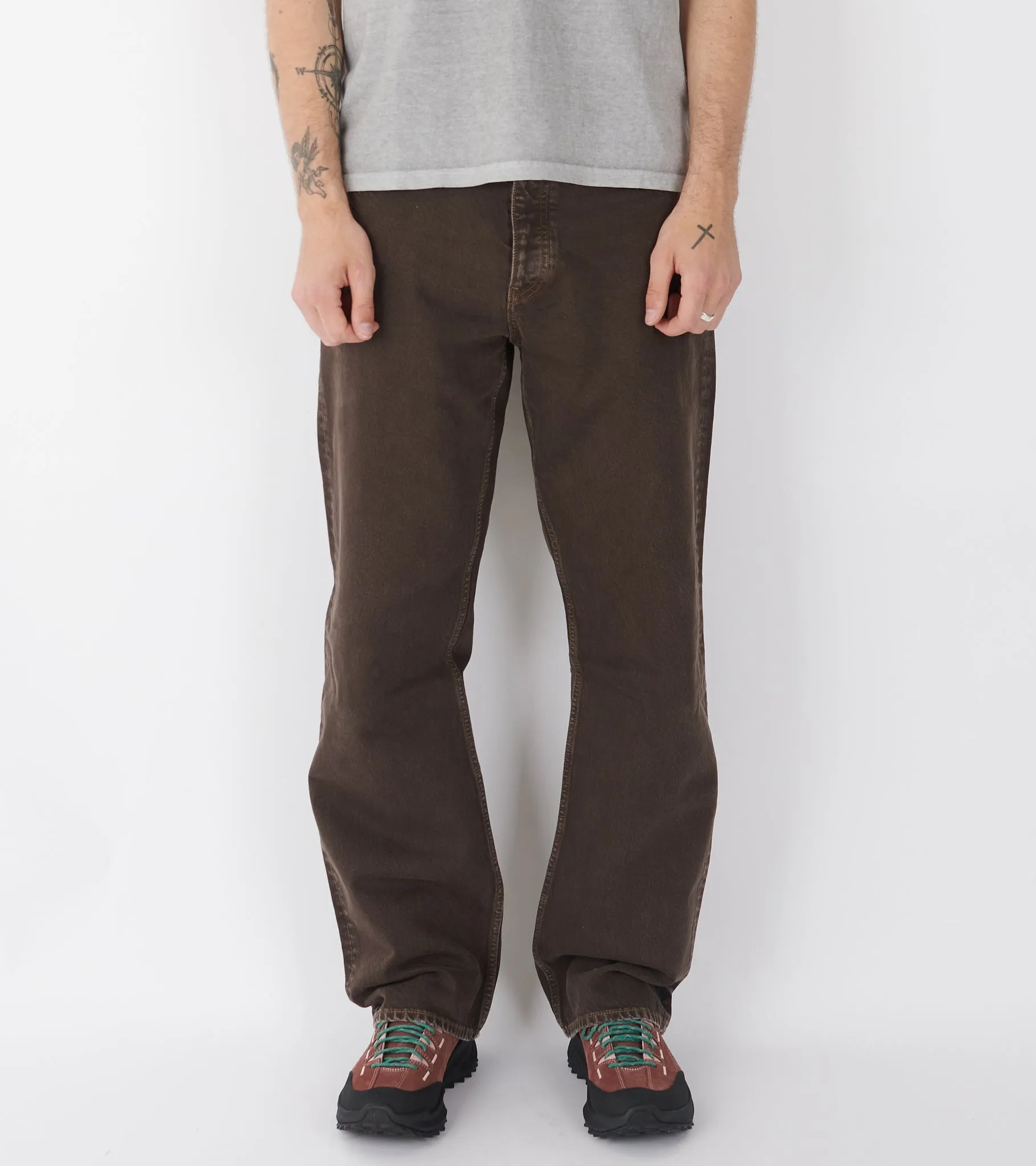 Loose Jeans Vintage Brown